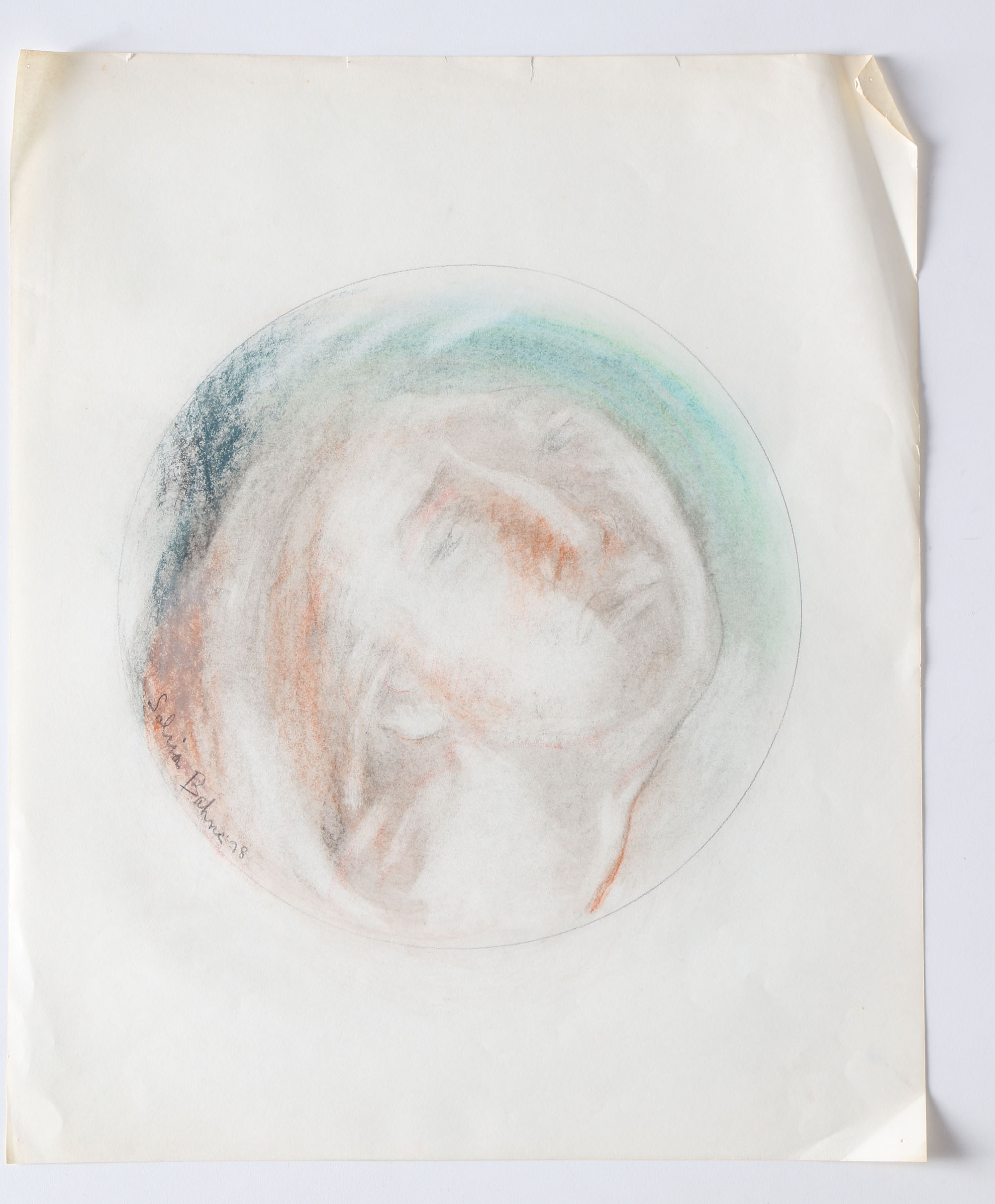 Circa 1970s Salcia Bahnc Original Figure Drawings