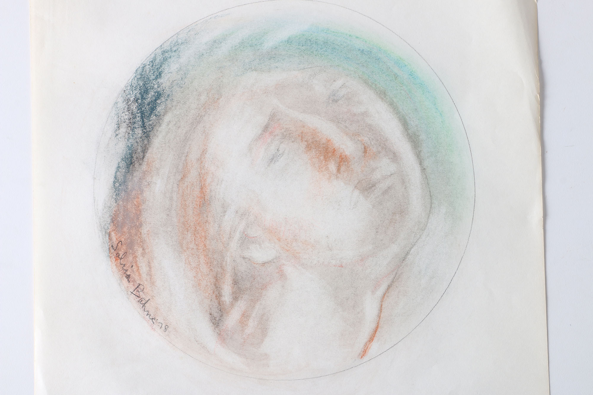 Circa 1970s Salcia Bahnc Original Figure Drawings