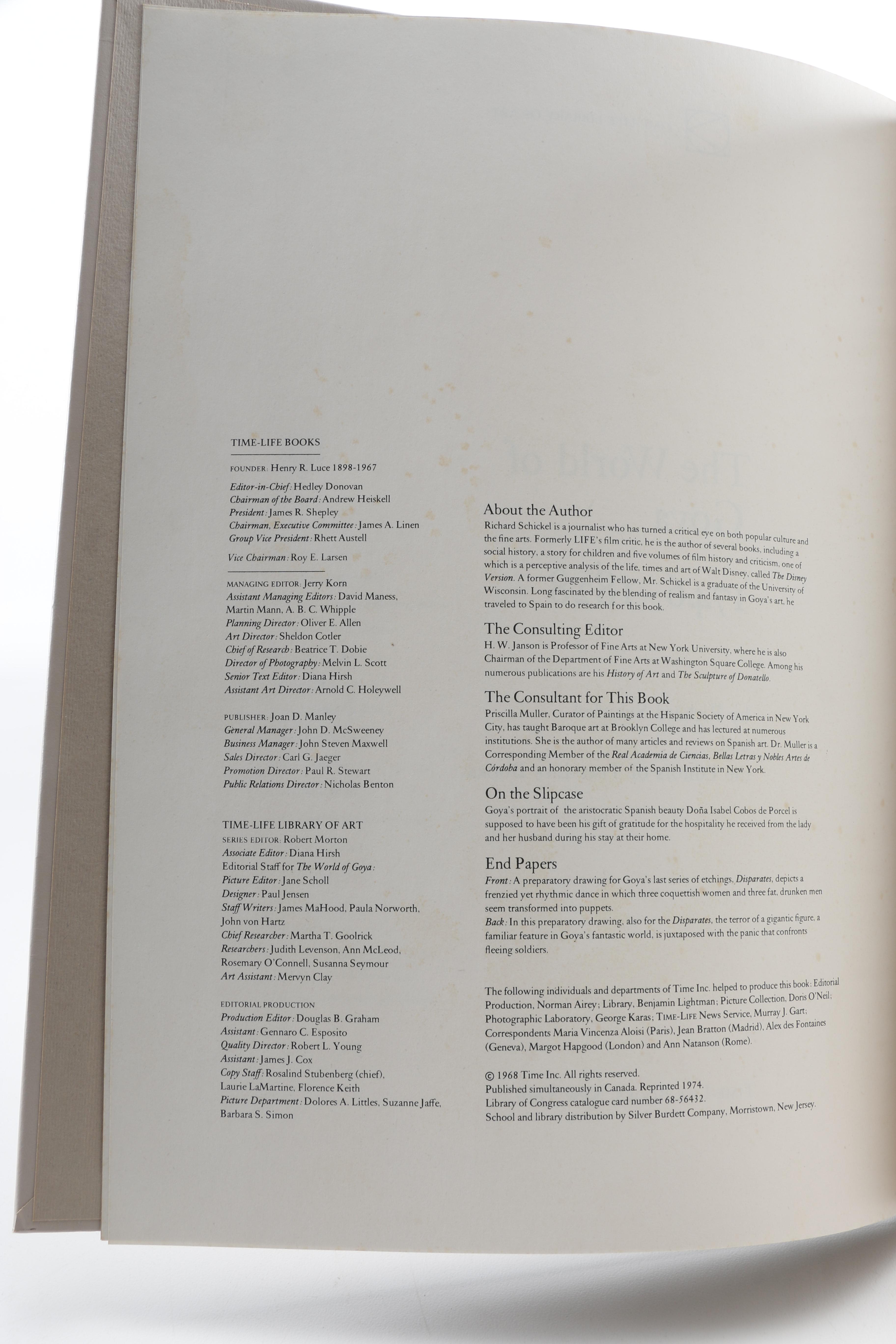 Vintage Time-Life "Library of Art" Ten-Volume Book Set