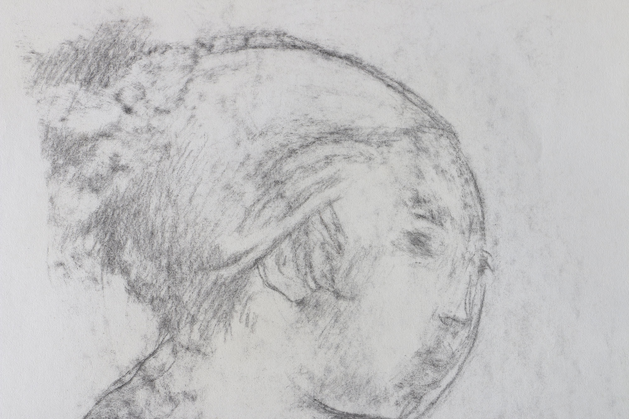 Circa 1970s Salcia Bahnc Original Figure Drawings