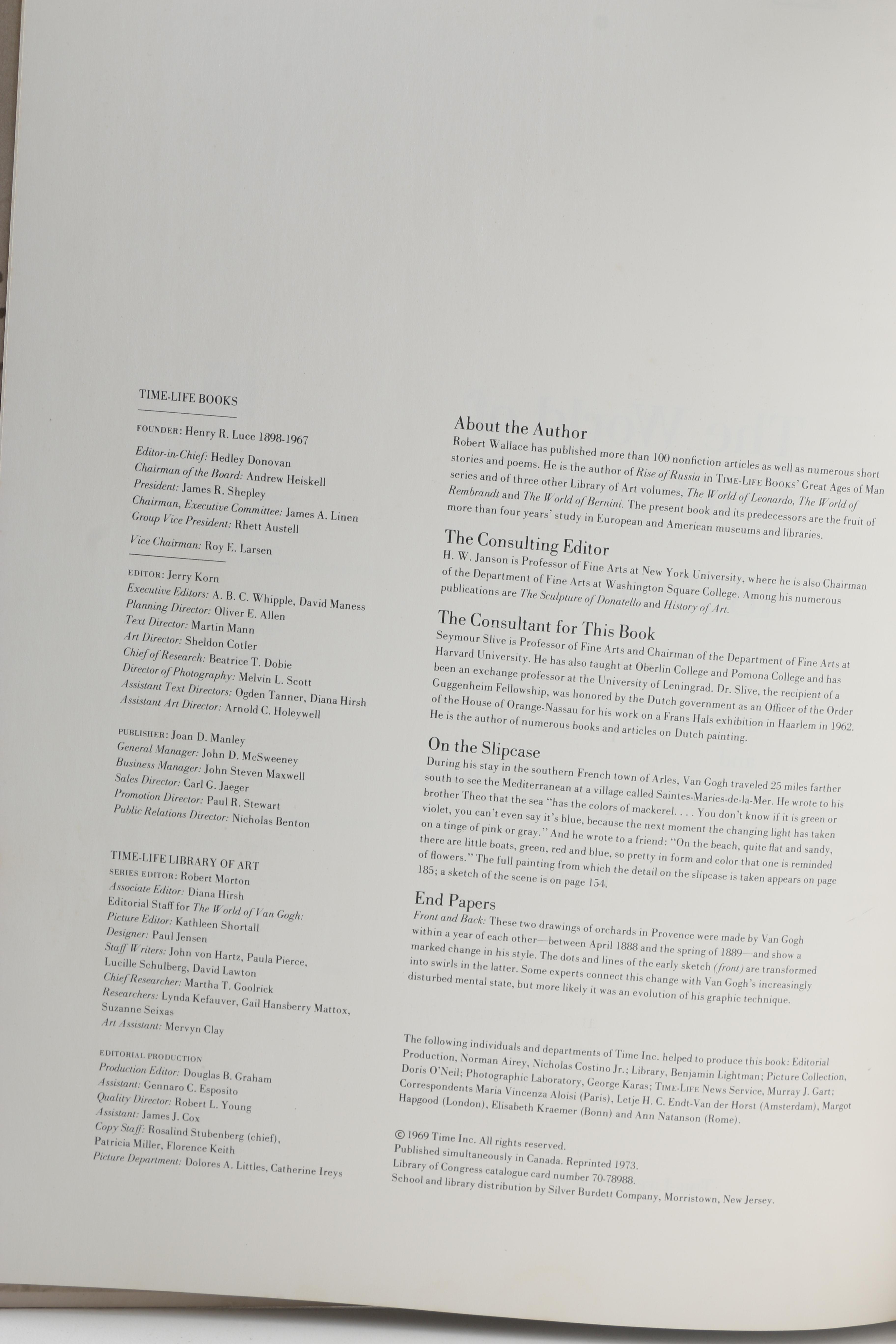 Vintage Time-Life "Library of Art" Ten-Volume Book Set