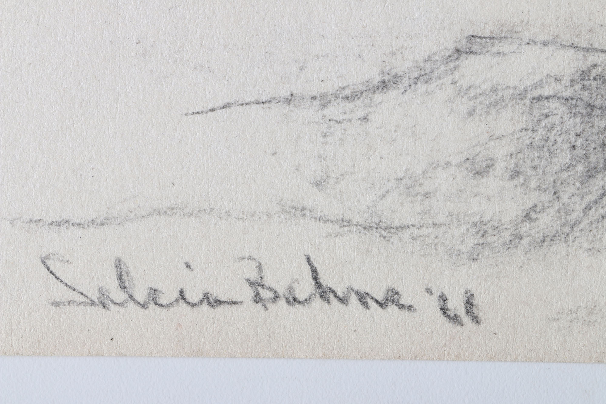 Circa 1970s Salcia Bahnc Original Figure Drawings