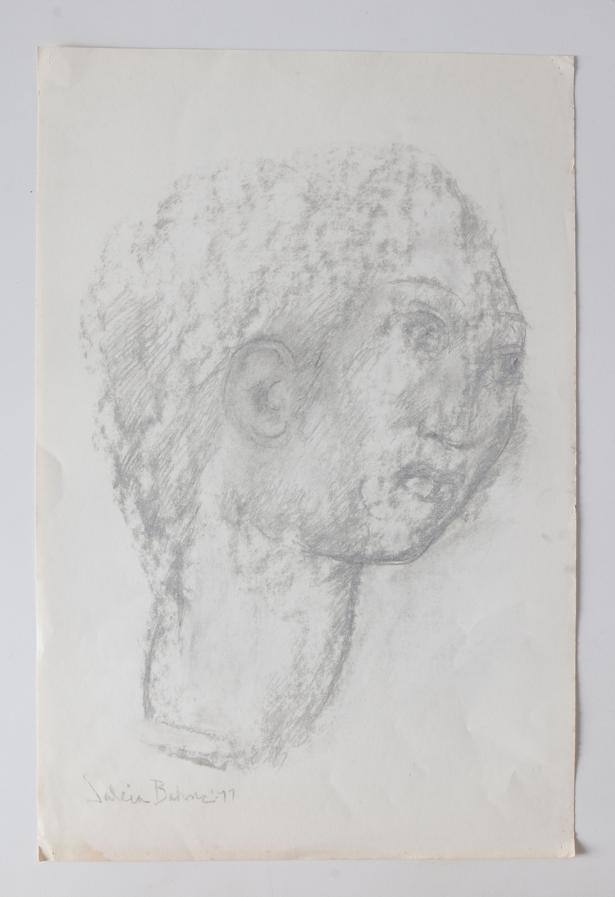 Circa 1970s Salcia Bahnc Original Figure Drawings