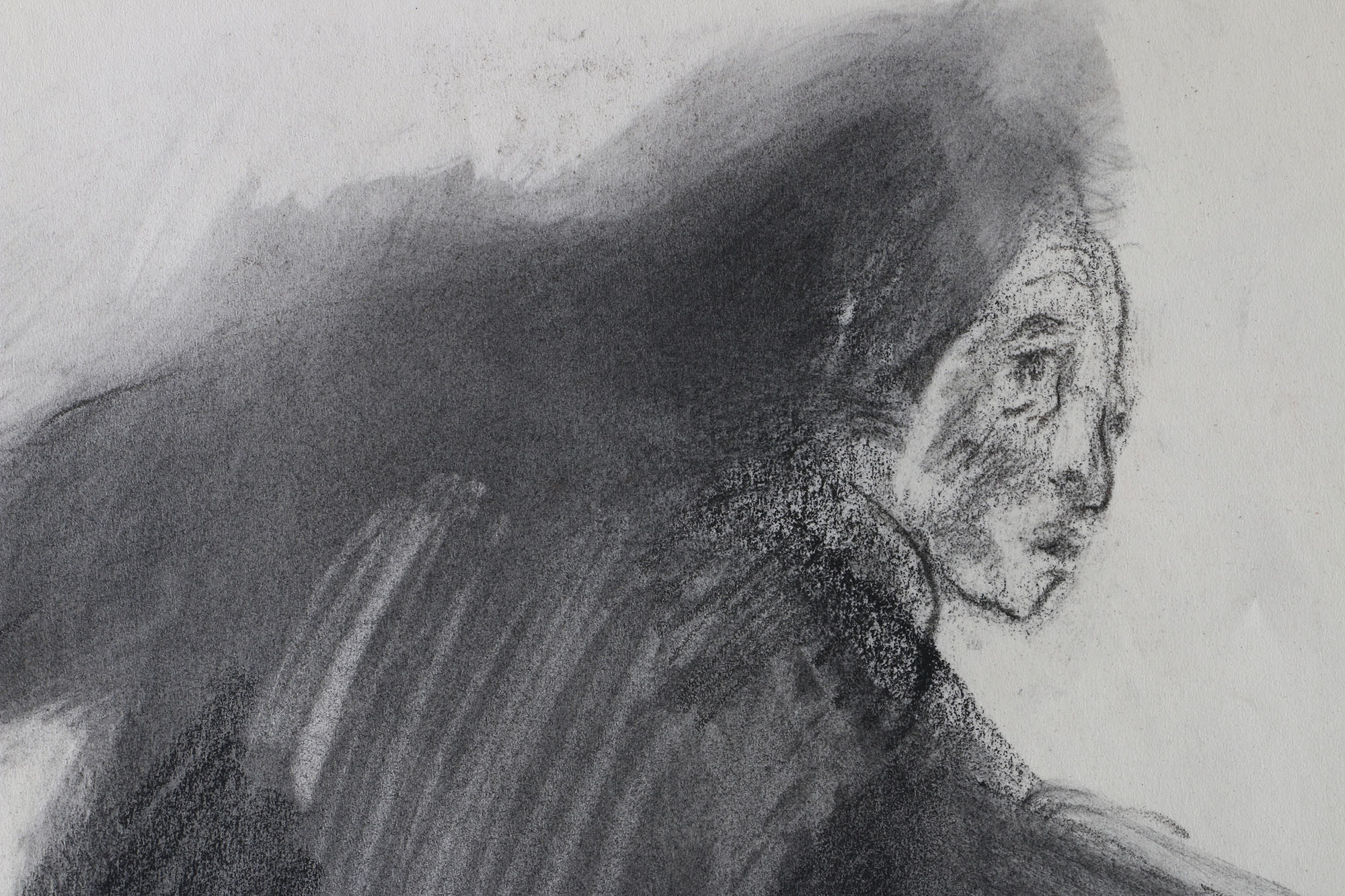 Circa 1970s Salcia Bahnc Original Figure Drawings