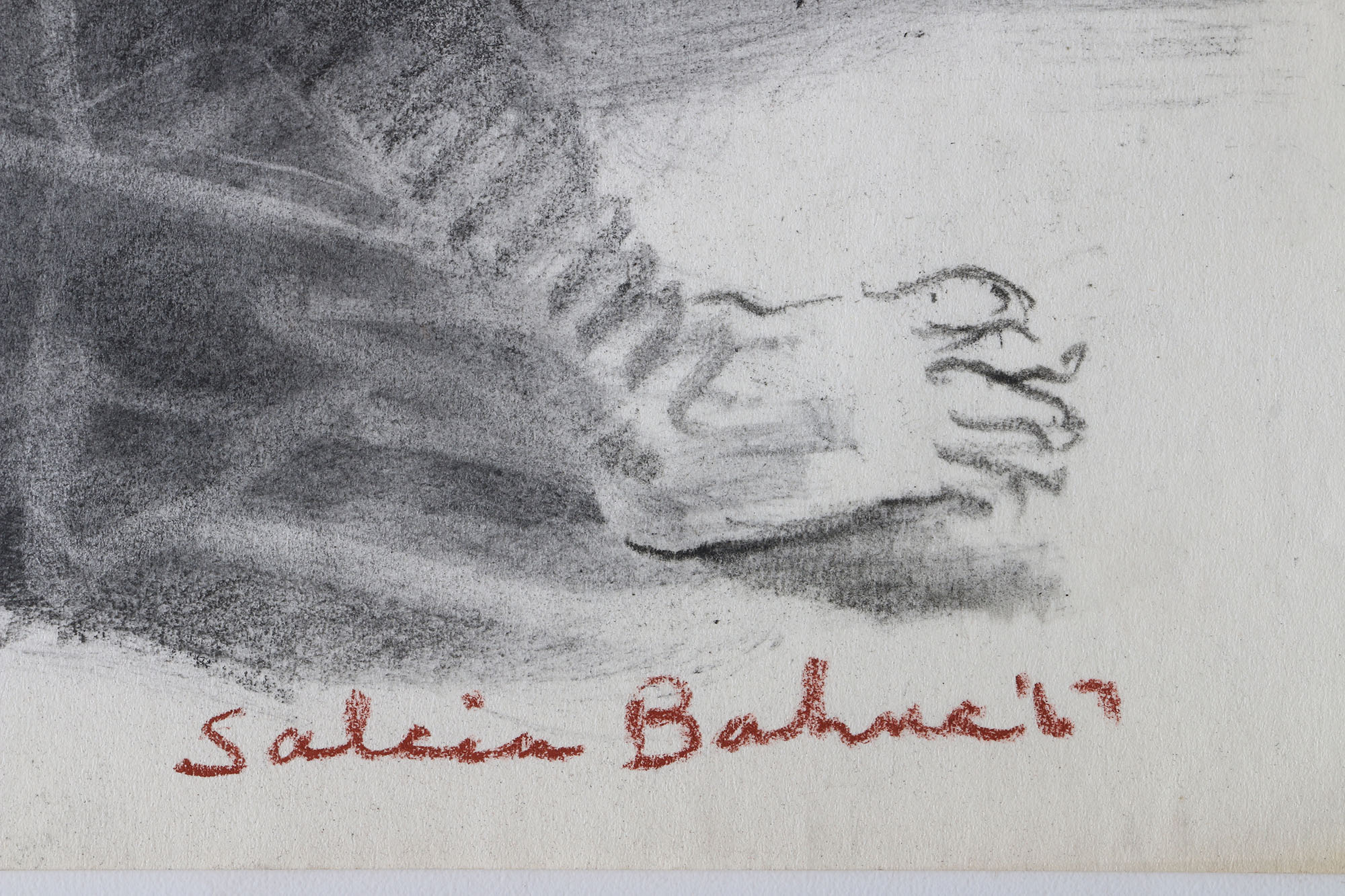 Circa 1970s Salcia Bahnc Original Figure Drawings