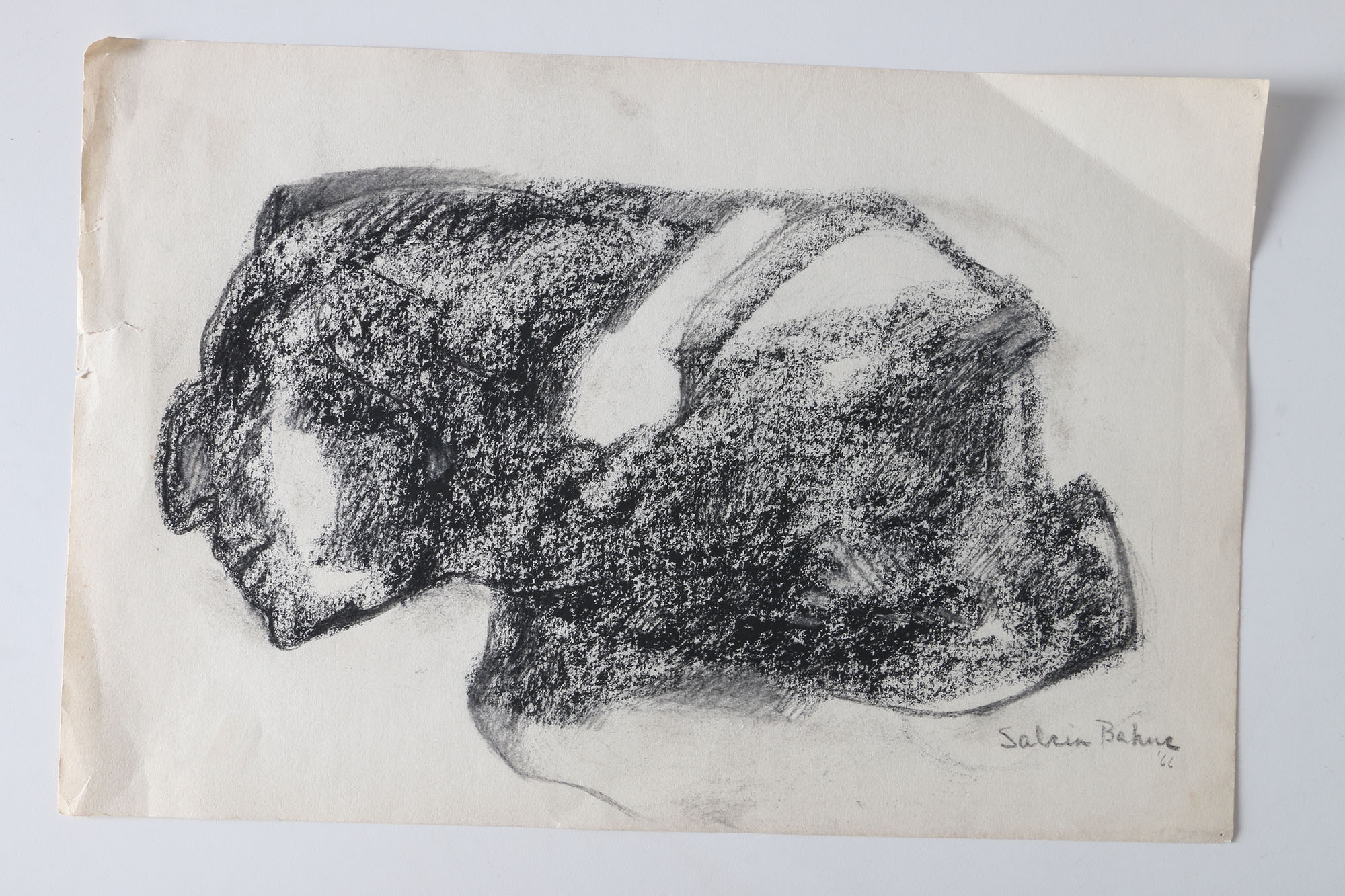 Circa 1970s Salcia Bahnc Original Figure Drawings