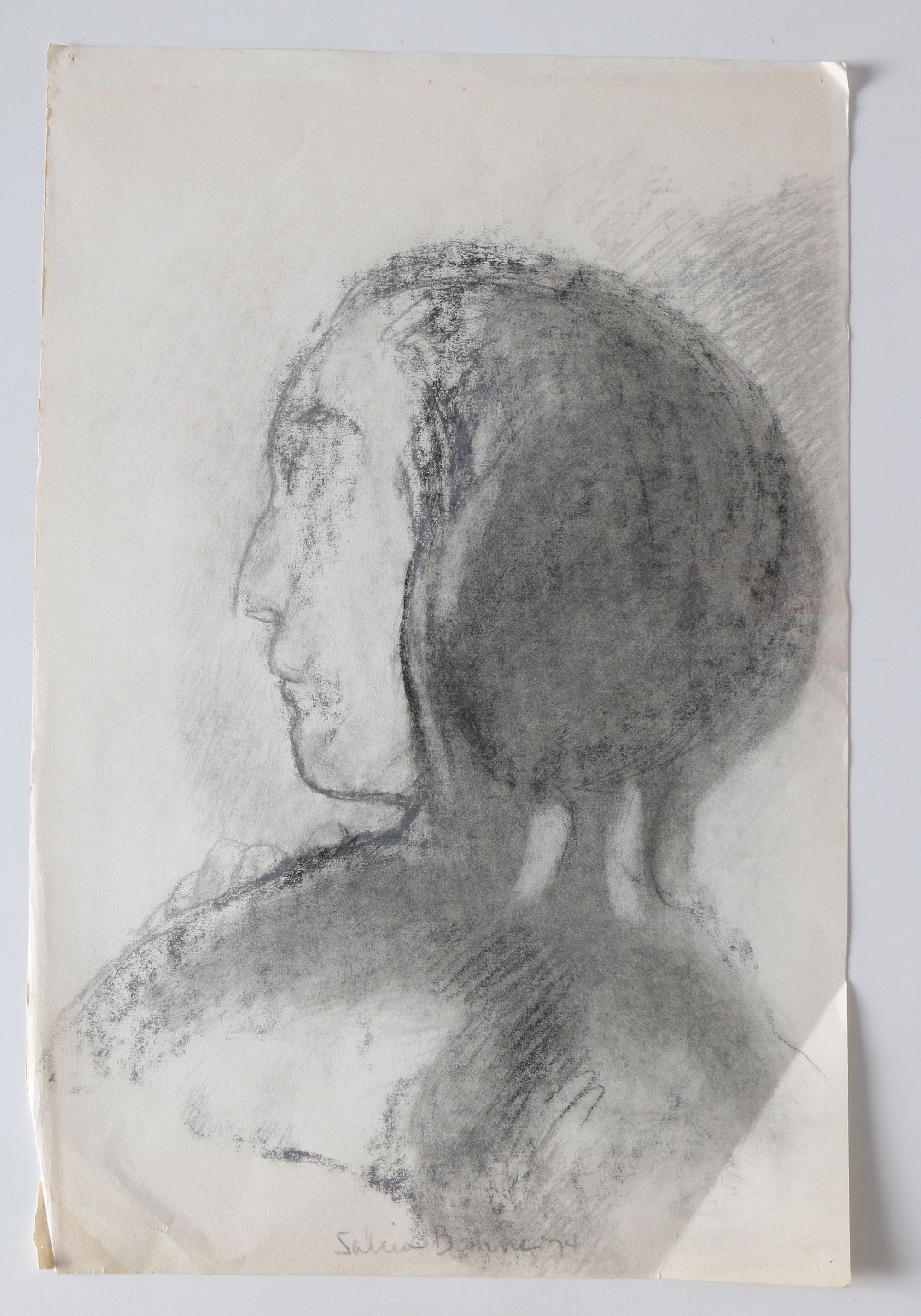 Circa 1970s Salcia Bahnc Original Figure Drawings