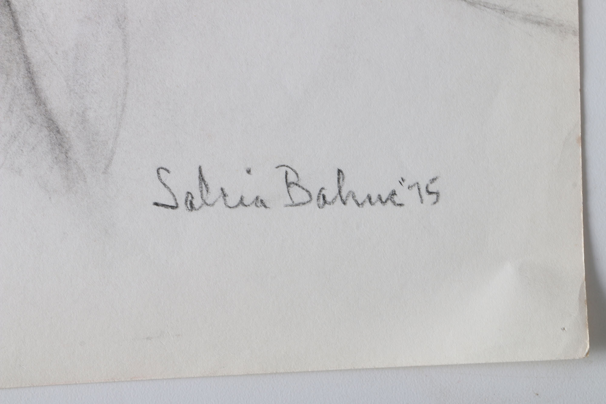 Salcia Bahnc Charcoal and Pastel Figure Drawings