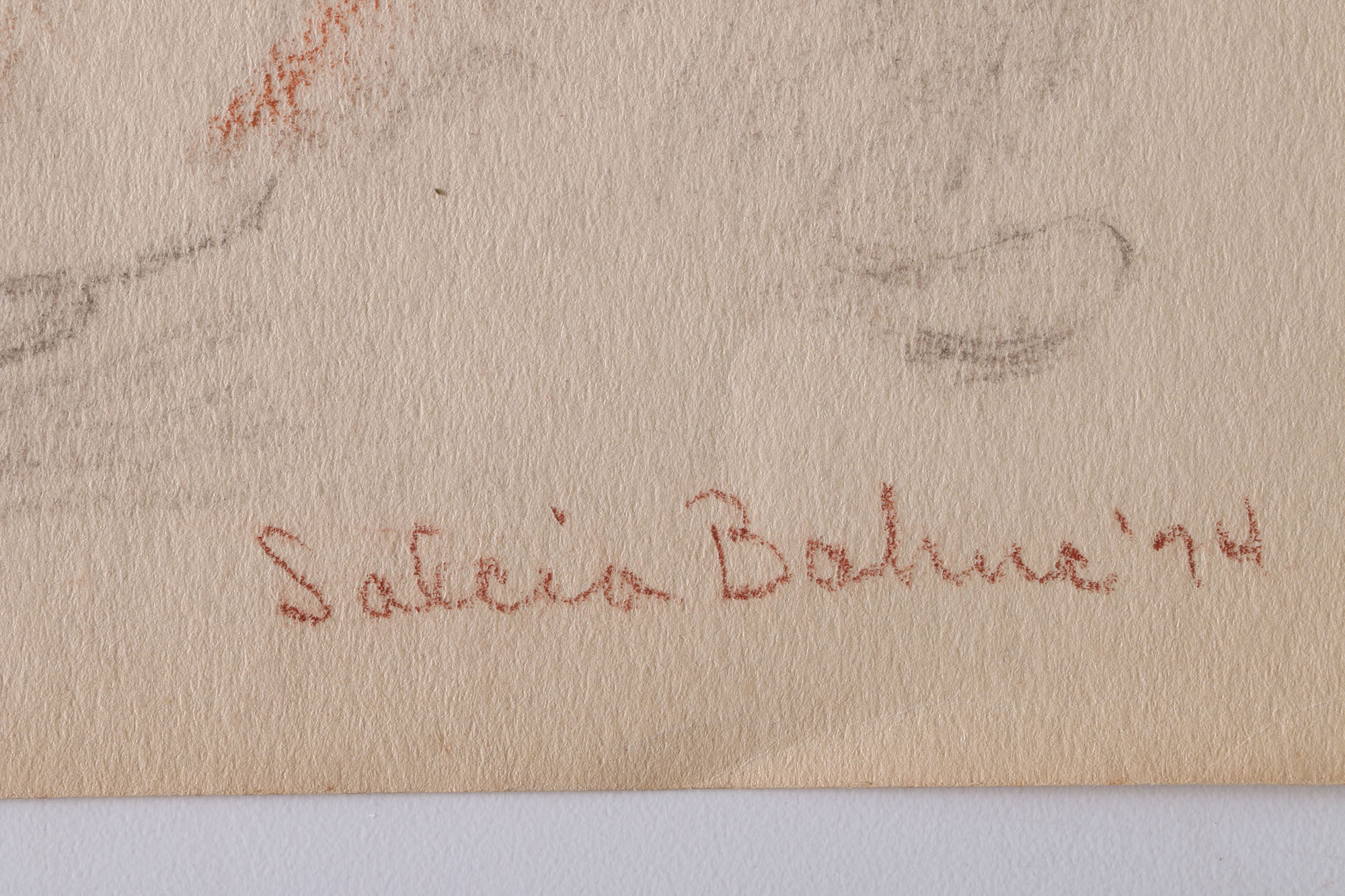 Salcia Bahnc Charcoal and Pastel Figure Drawings