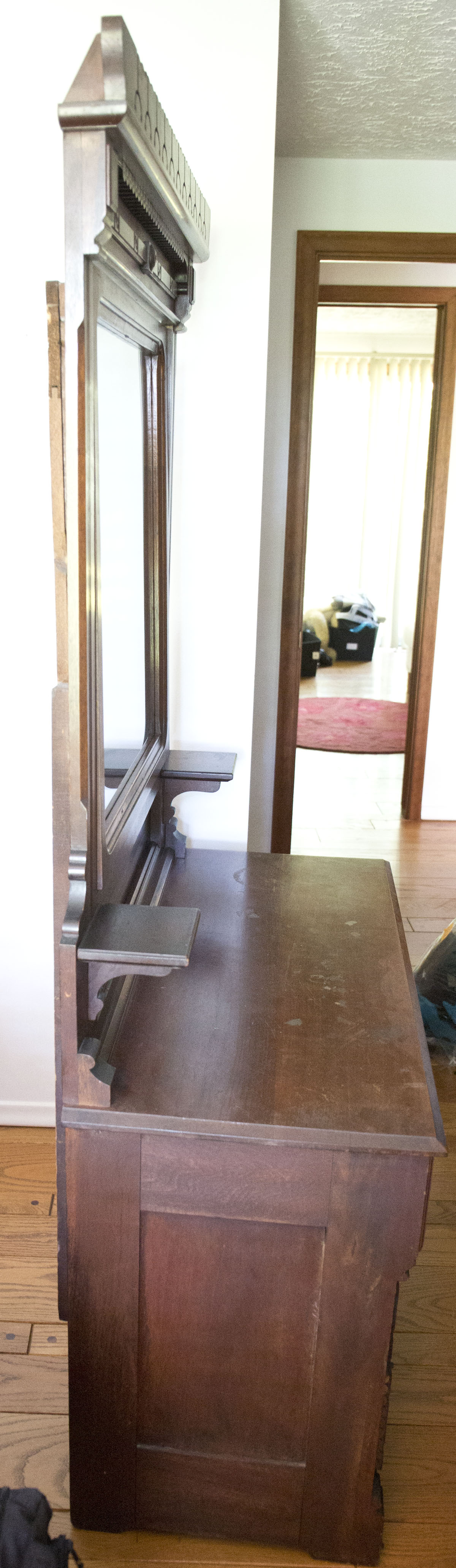 Mid 19th Century Eastlake Mahogany Vanity Dresser