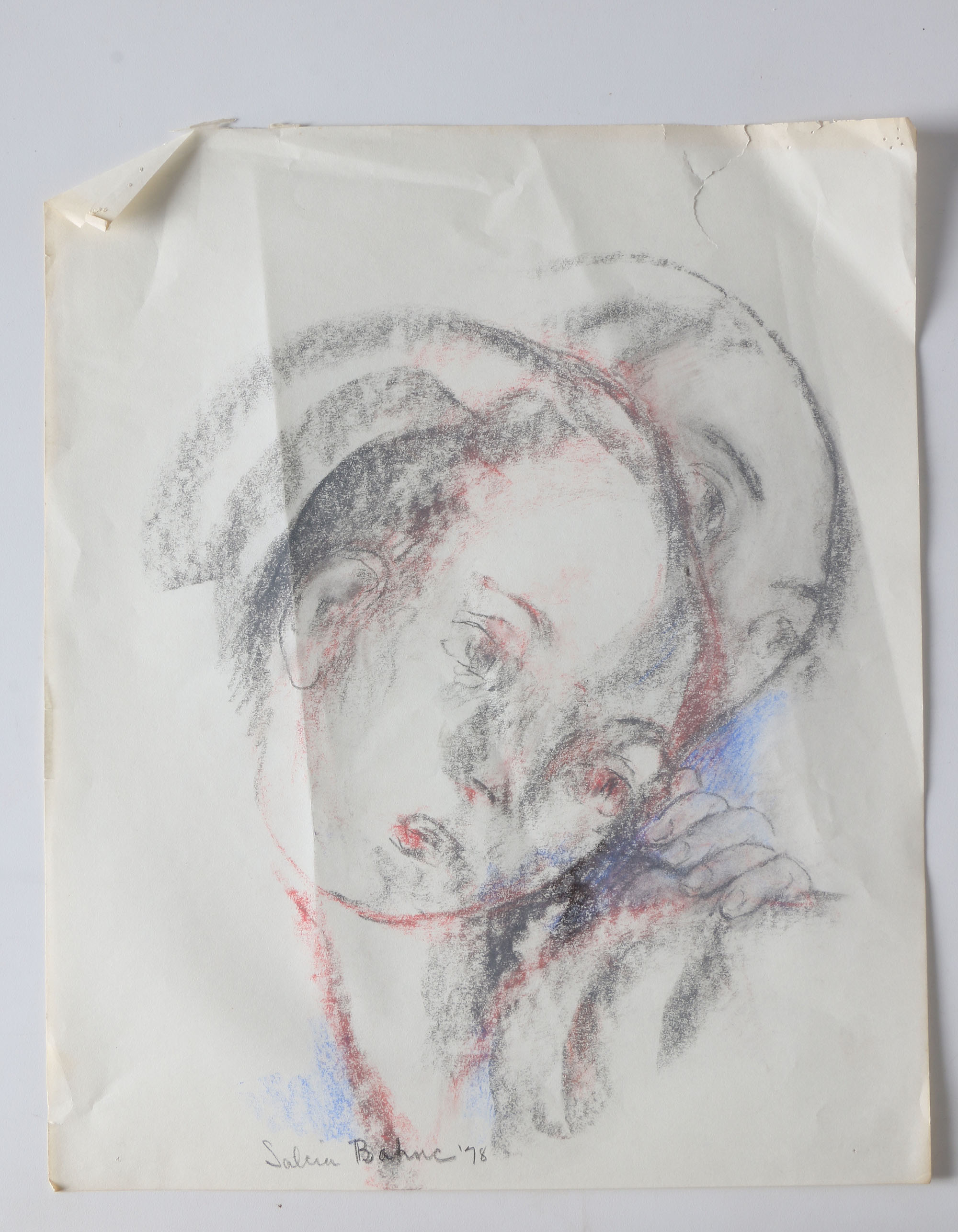 Salcia Bahnc Charcoal and Pastel Figure Drawings