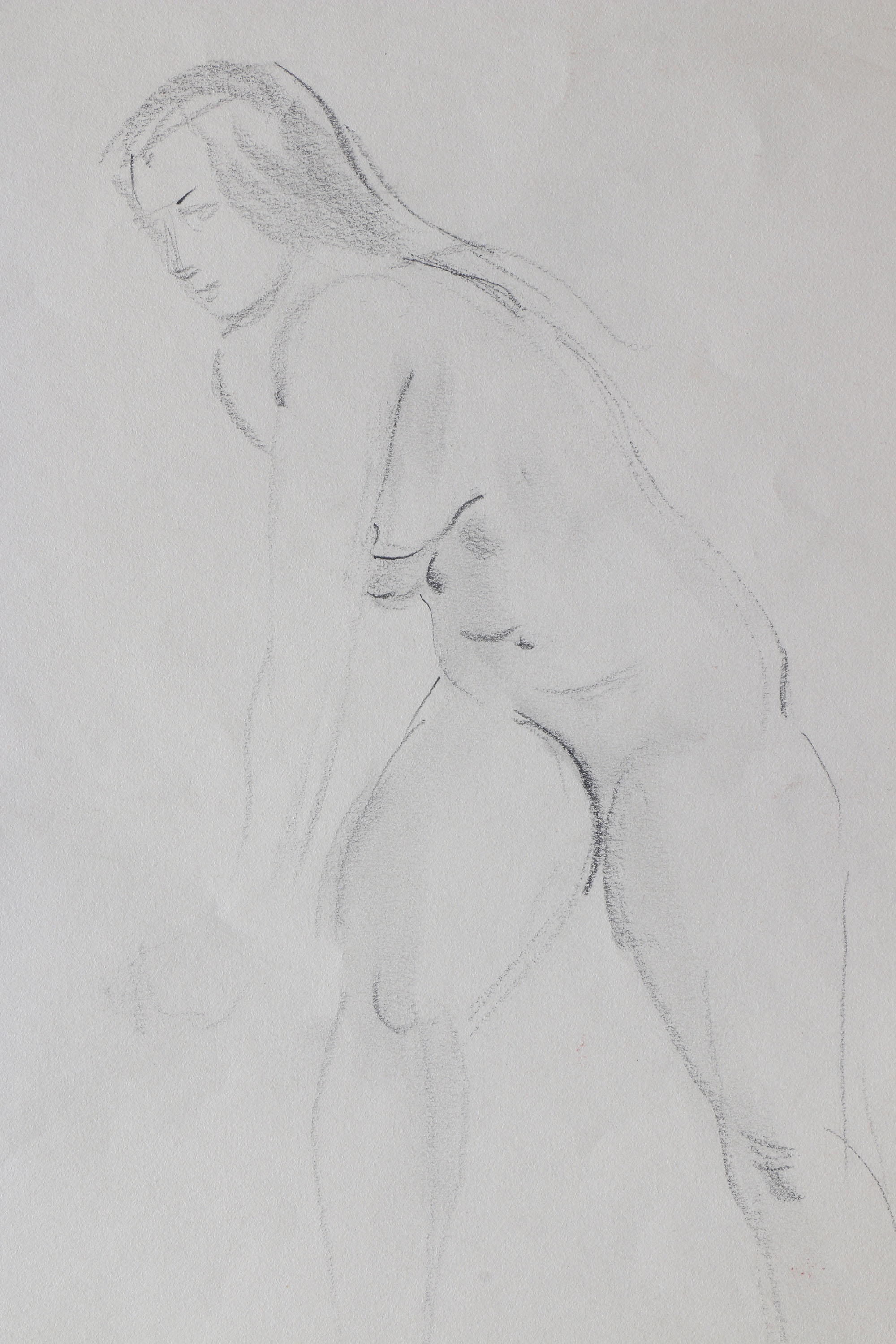 Salcia Bahnc Charcoal and Pastel Figure Drawings