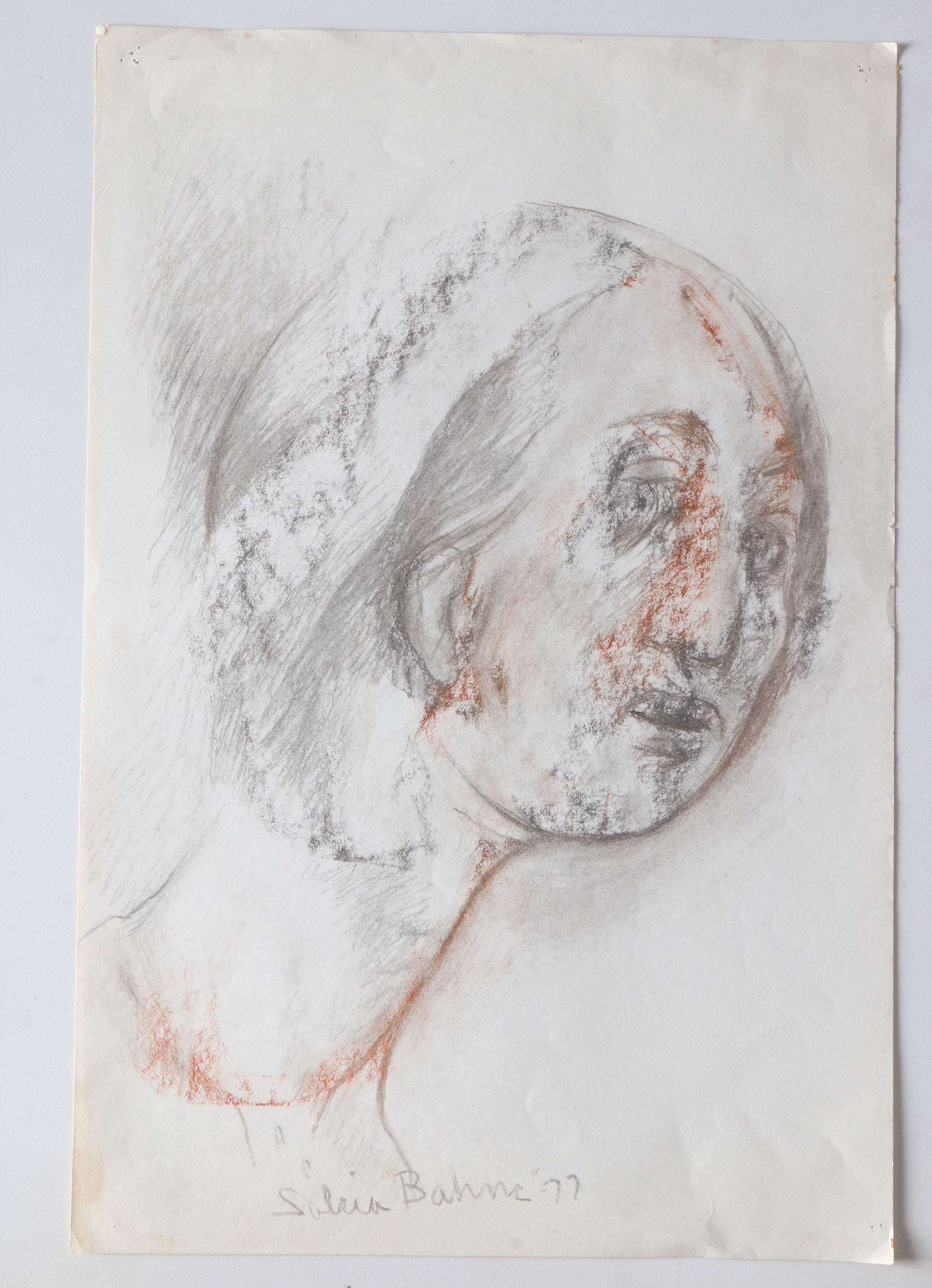 Salcia Bahnc Charcoal and Pastel Figure Drawings