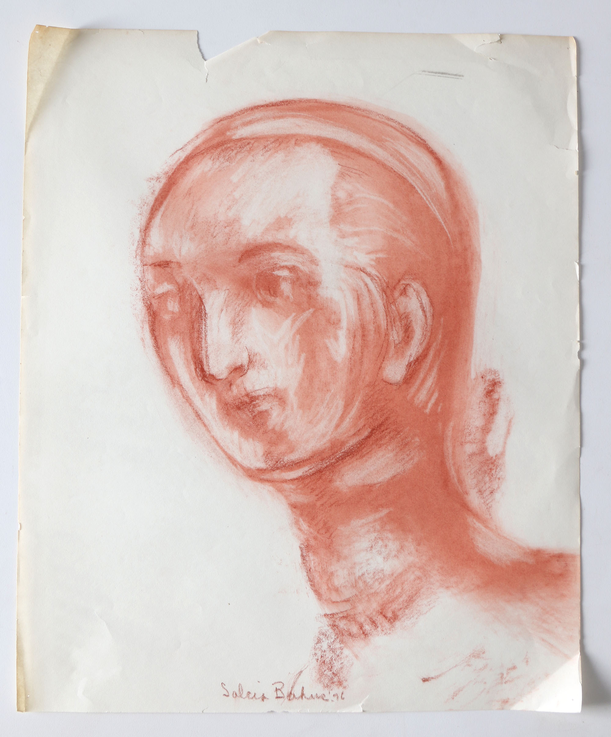 Salcia Bahnc Charcoal and Pastel Figure Drawings