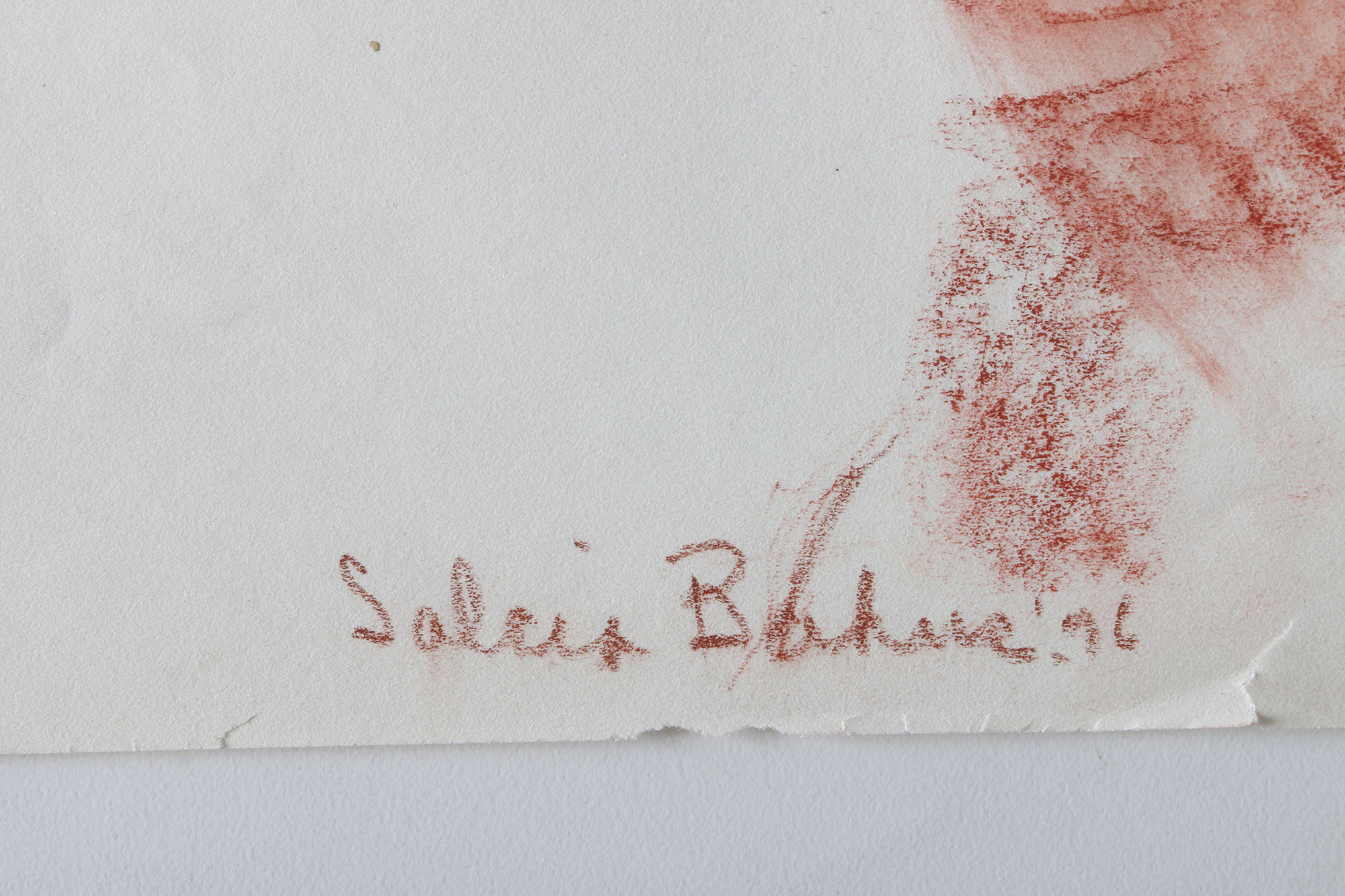 Salcia Bahnc Charcoal and Pastel Figure Drawings