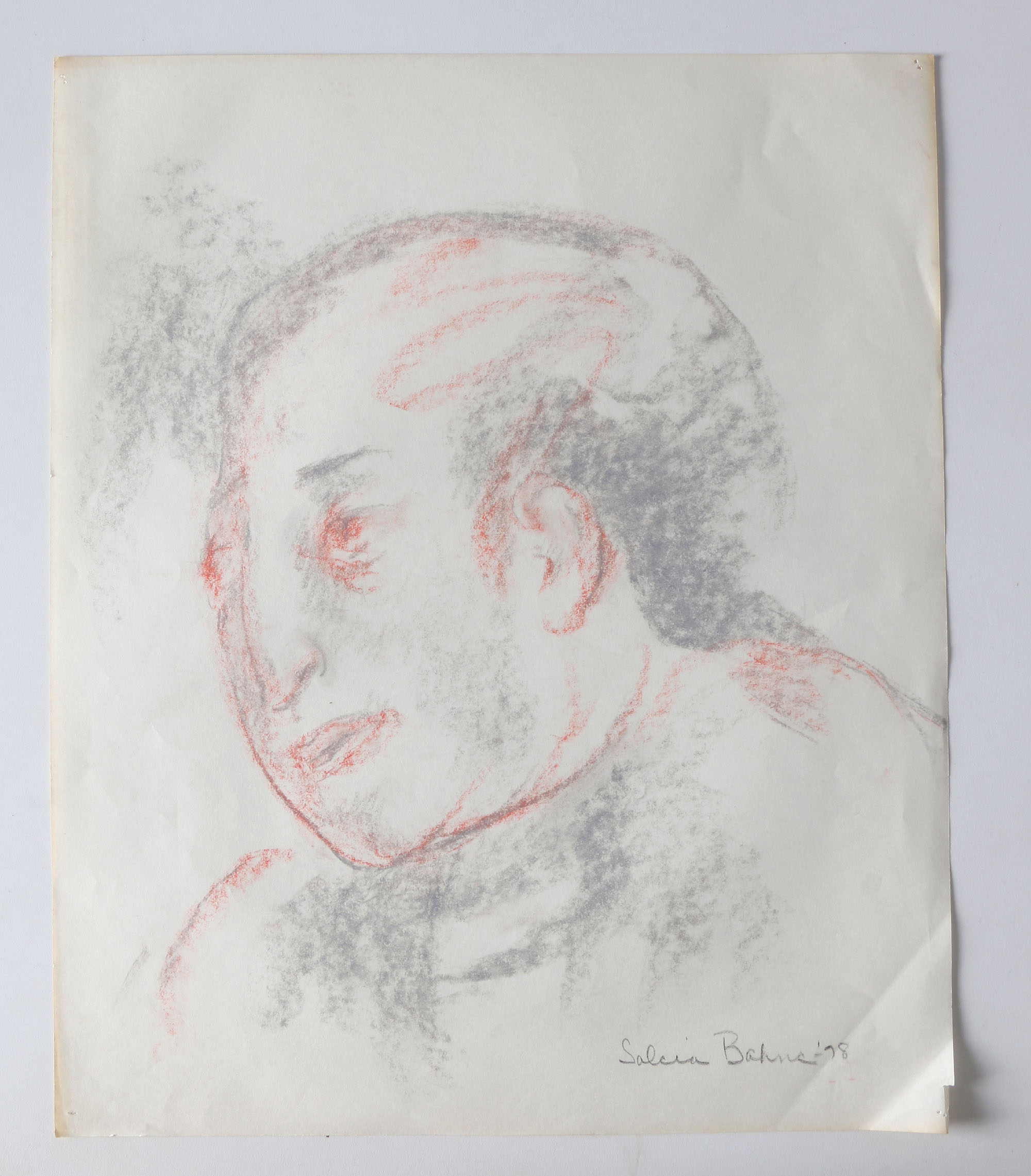 Salcia Bahnc Charcoal and Pastel Figure Drawings