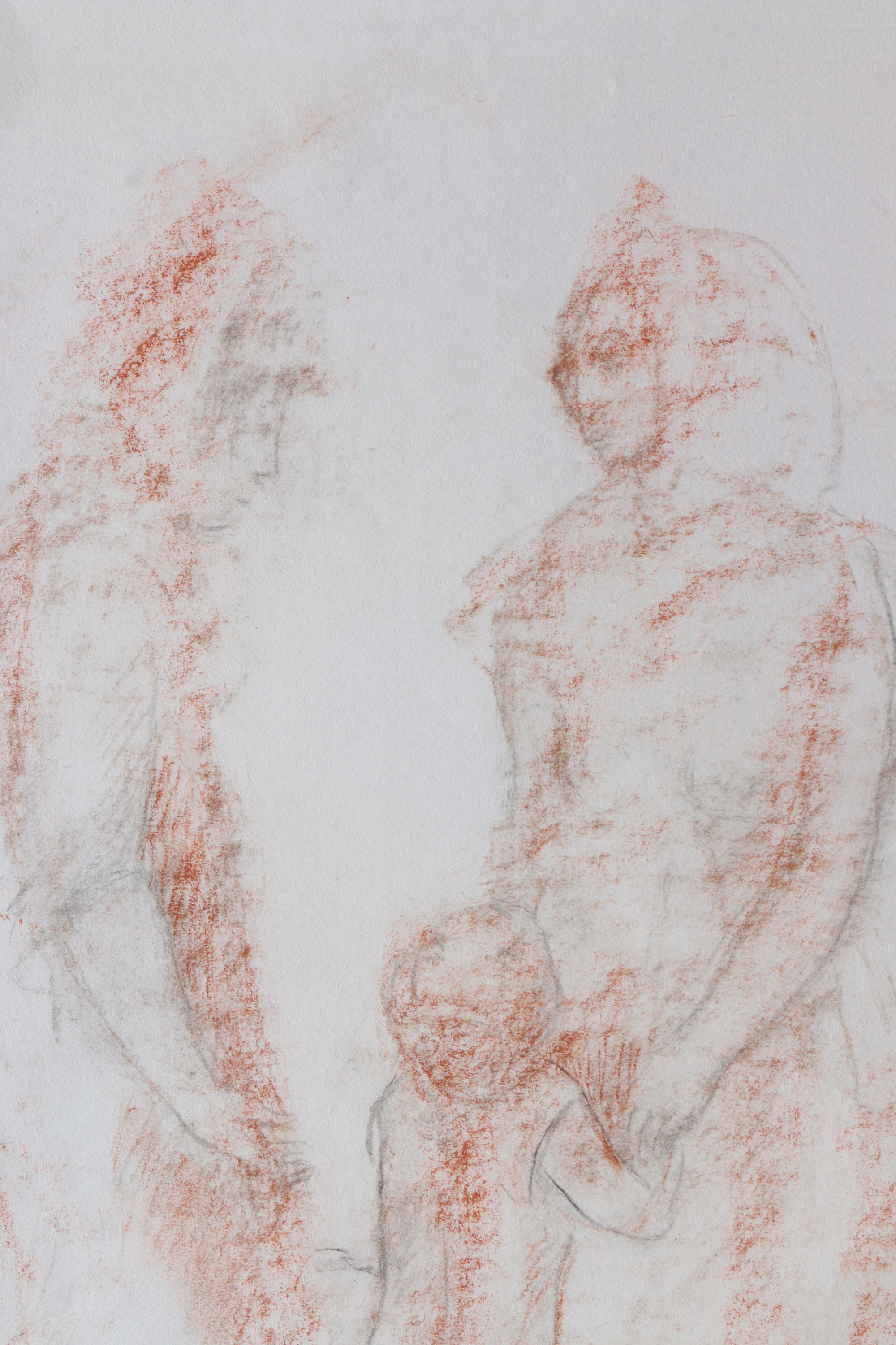 Salcia Bahnc Charcoal and Pastel Figure Drawings