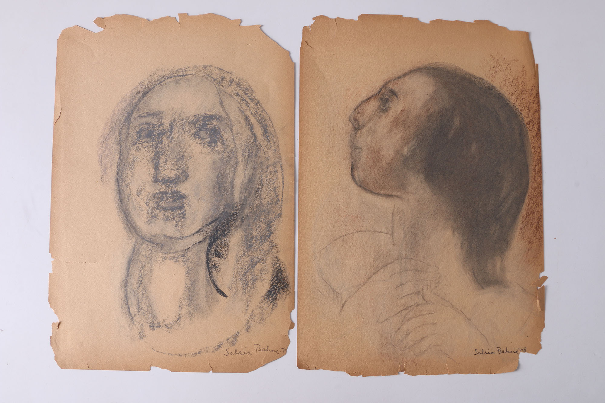 Salcia Bahnc Figure Drawings And Three Richard Ericson Artworks