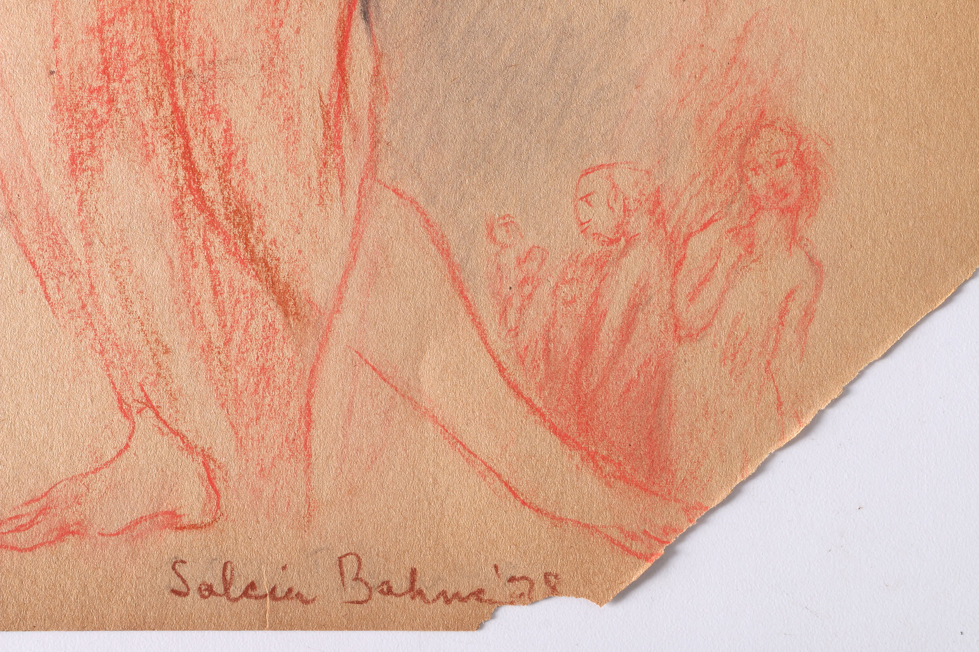 Salcia Bahnc Figure Drawings And Three Richard Ericson Artworks