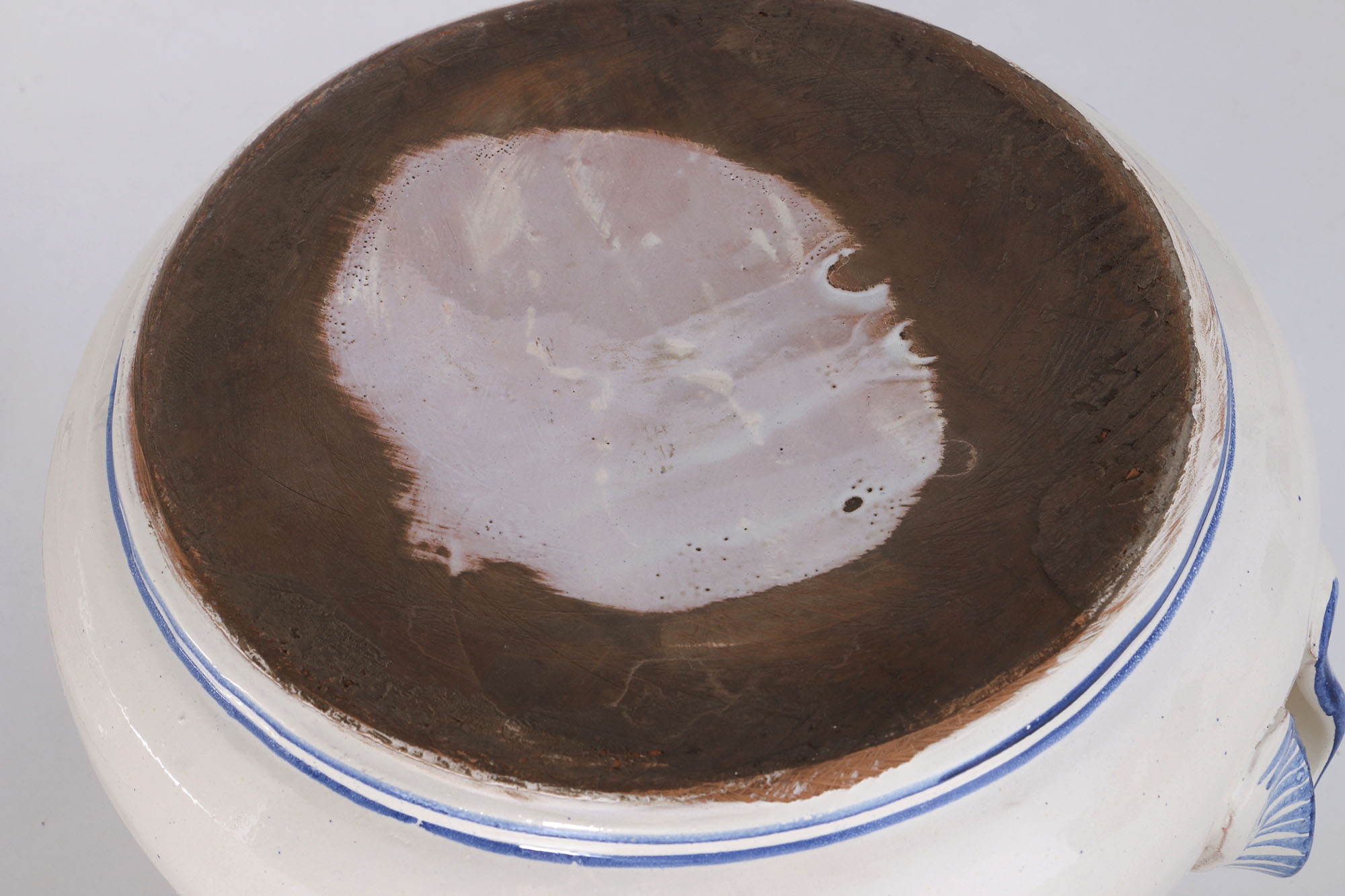 Ceramic Lidded Jar With Underplate
