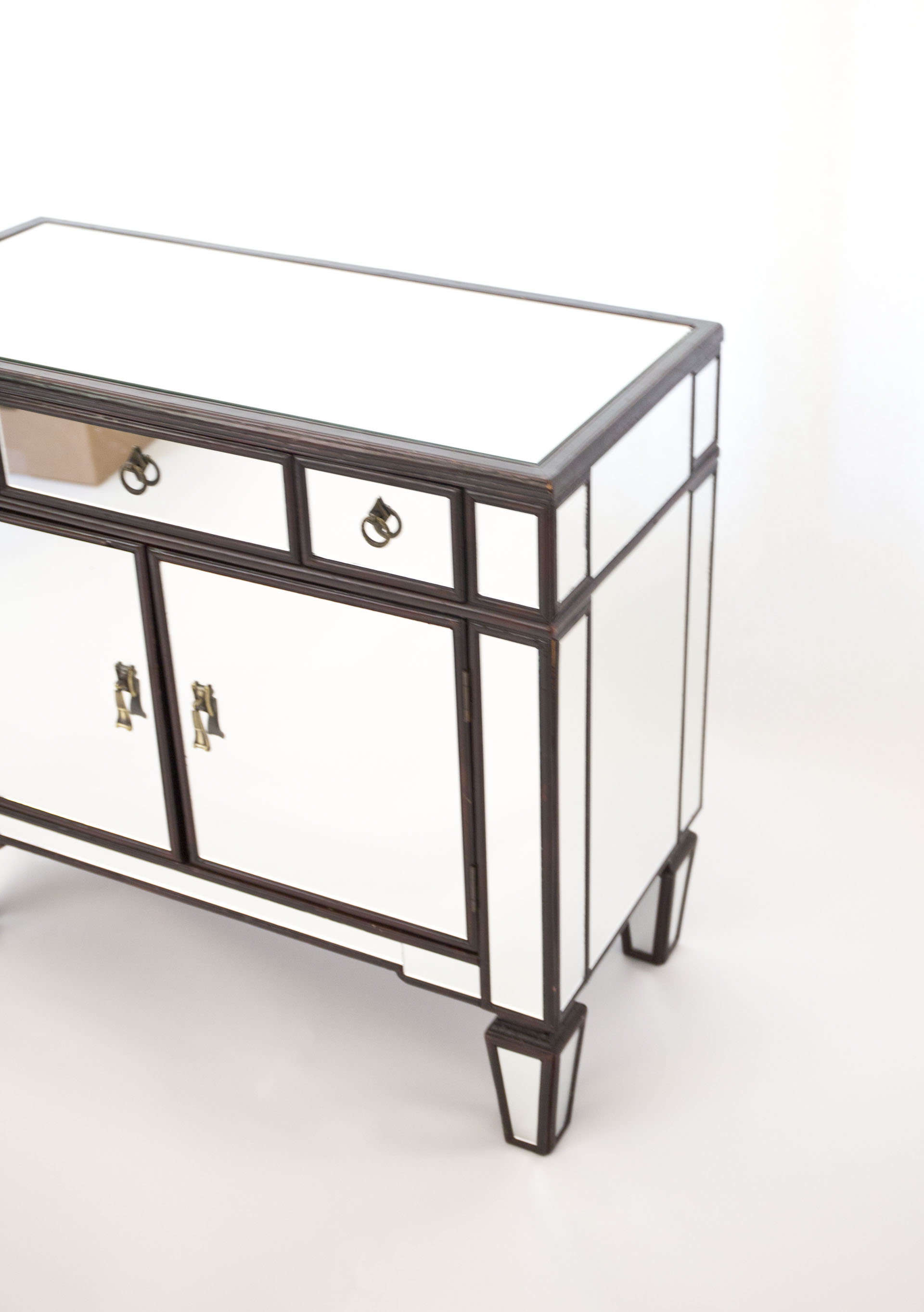 Mirrored Entry Cabinet