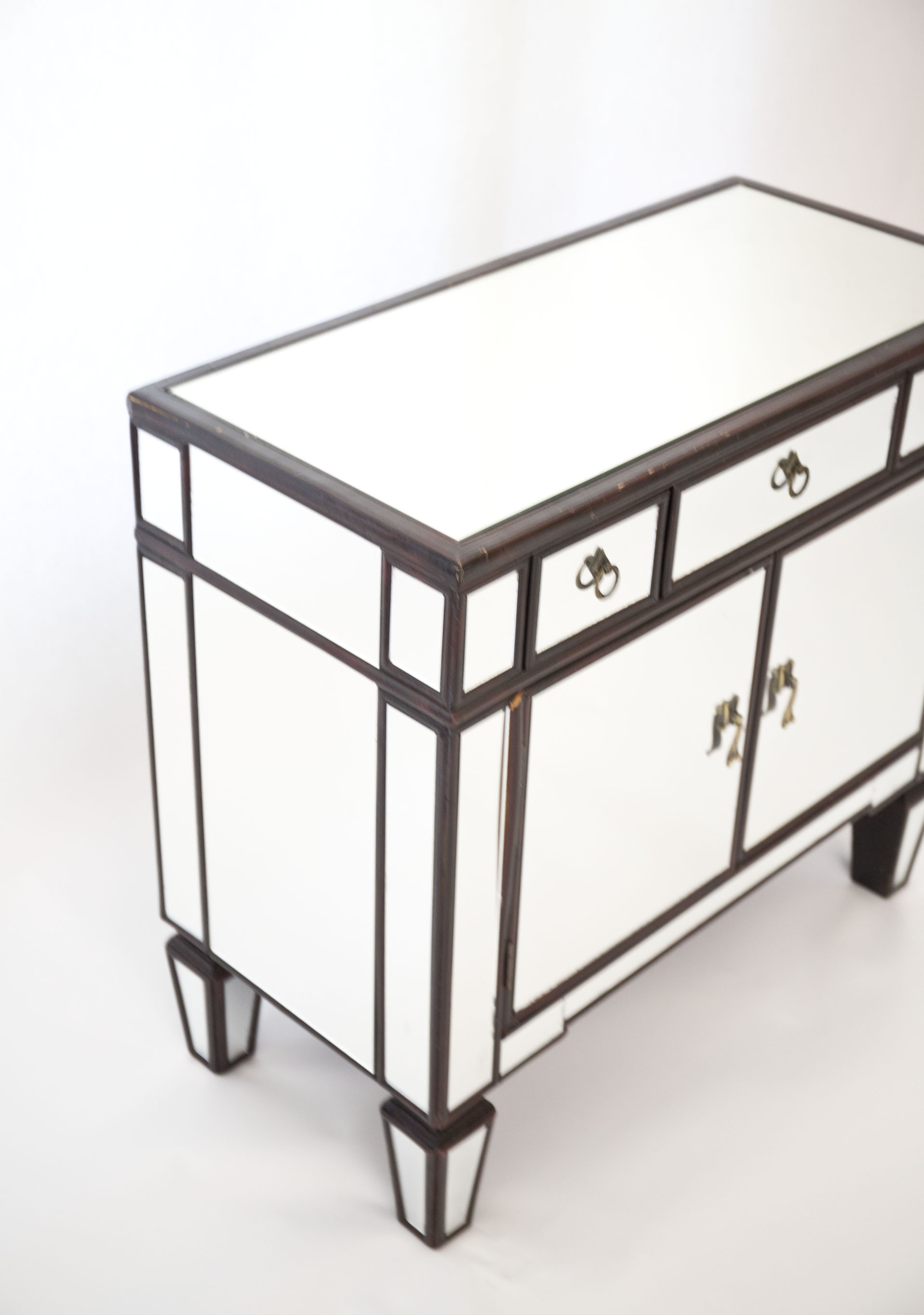 Mirrored Entry Cabinet