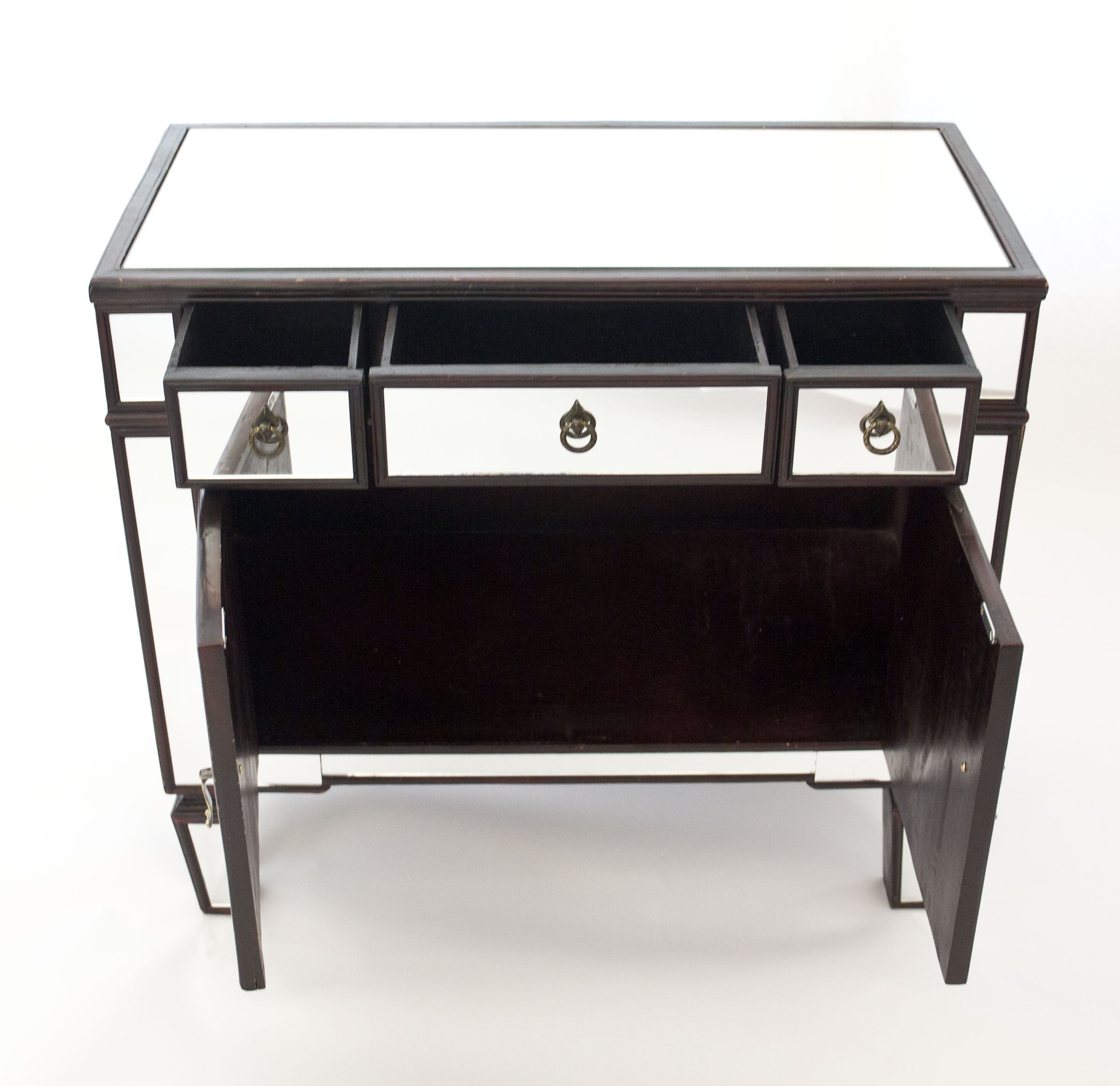 Mirrored Entry Cabinet