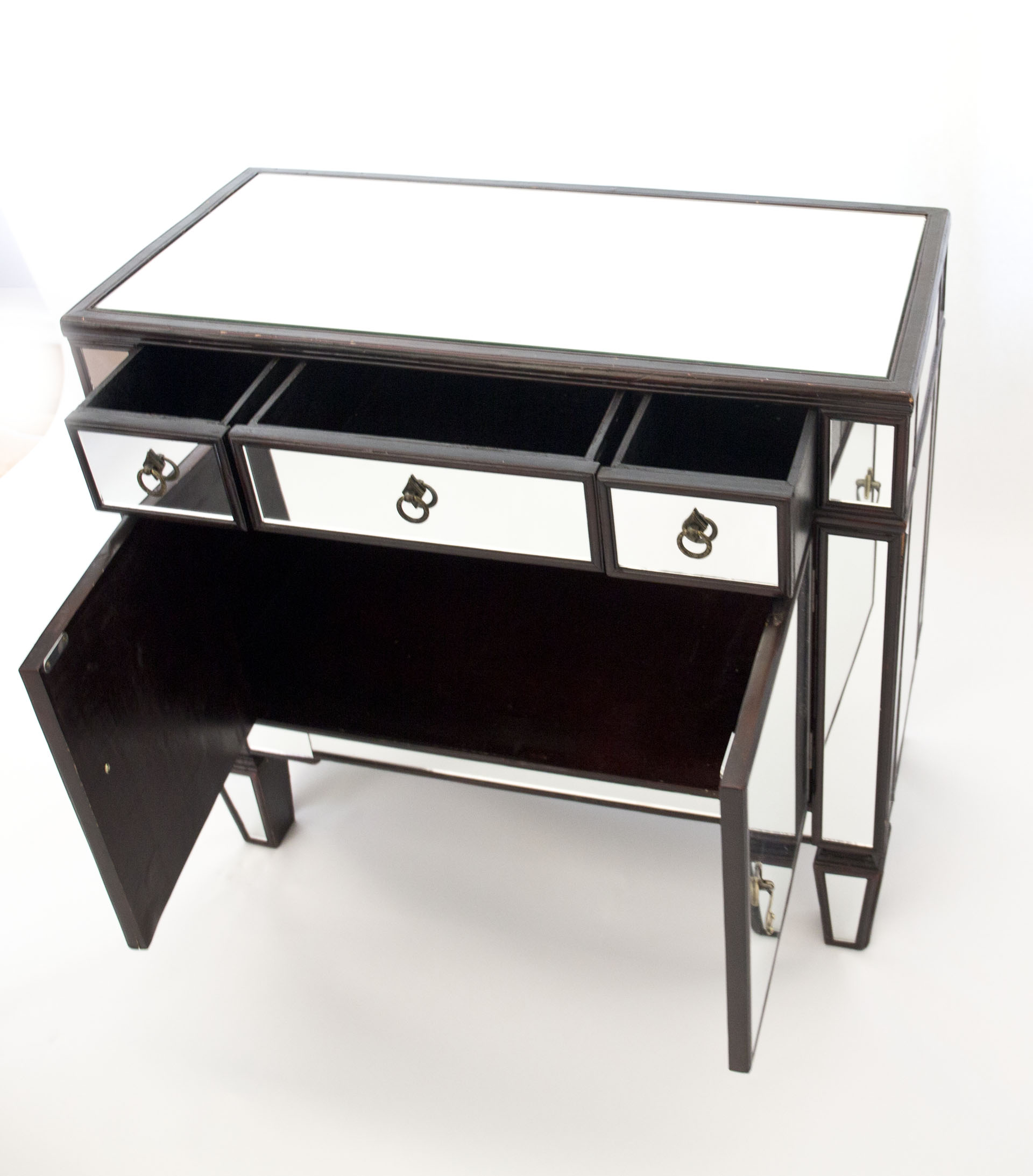 Mirrored Entry Cabinet