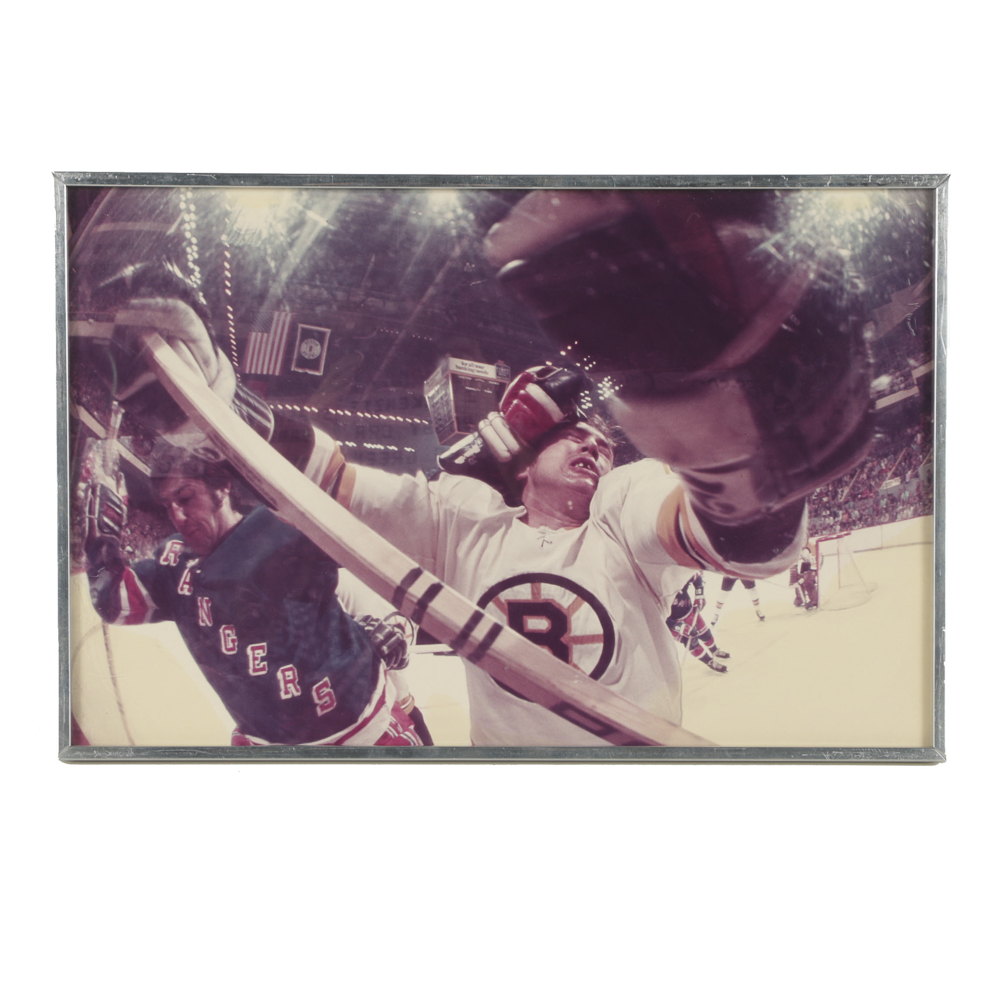 Neil Leifer Photograph Print "New York Rangers vs. Boston Bruins"