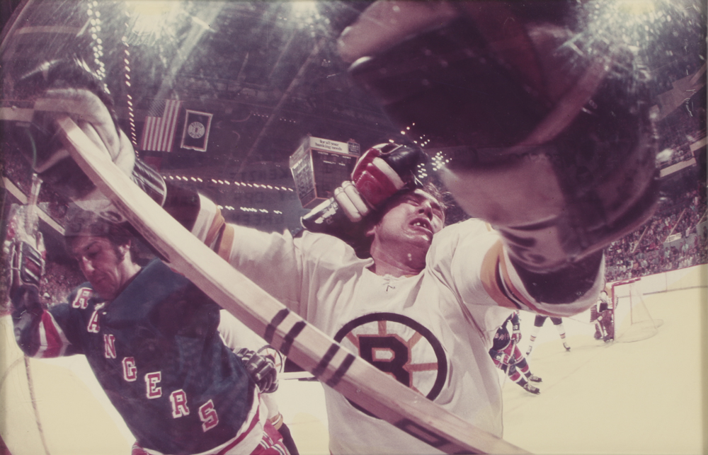 Neil Leifer Photograph Print "New York Rangers vs. Boston Bruins"