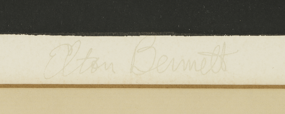 Elton Bennett Serigraph on Paper "Morning on the River"