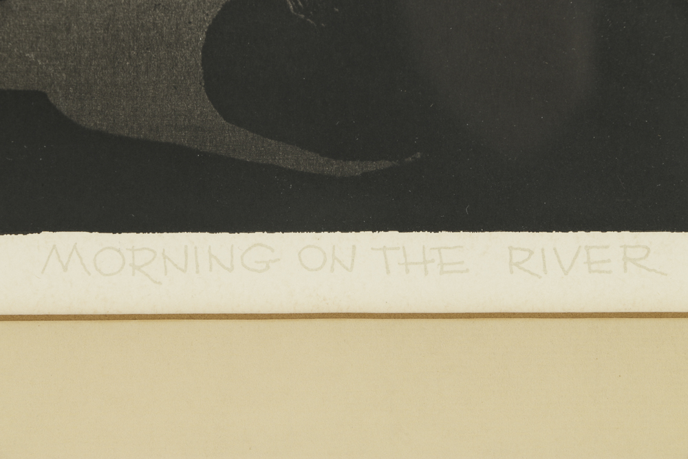 Elton Bennett Serigraph on Paper "Morning on the River"