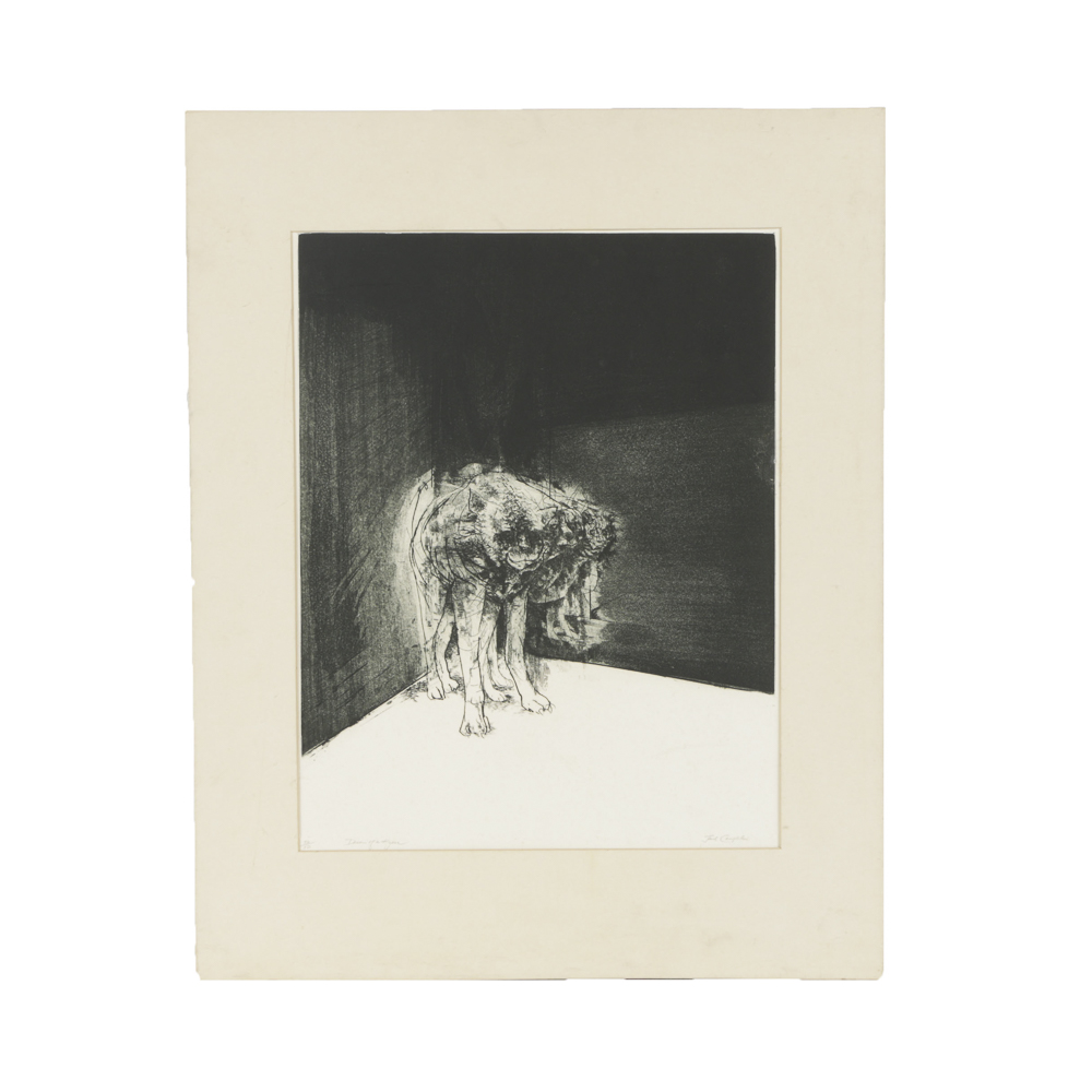 Jack Coughlin Limited Edition Etching on Paper "Dream of a Hyena"