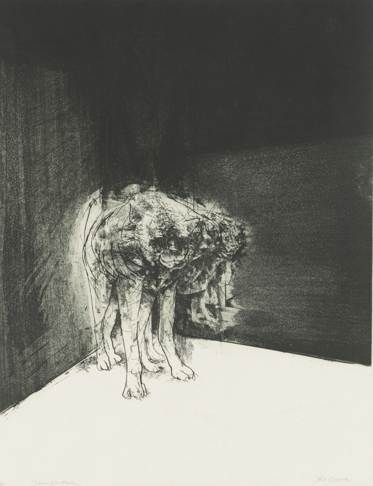 Jack Coughlin Limited Edition Etching on Paper "Dream of a Hyena"