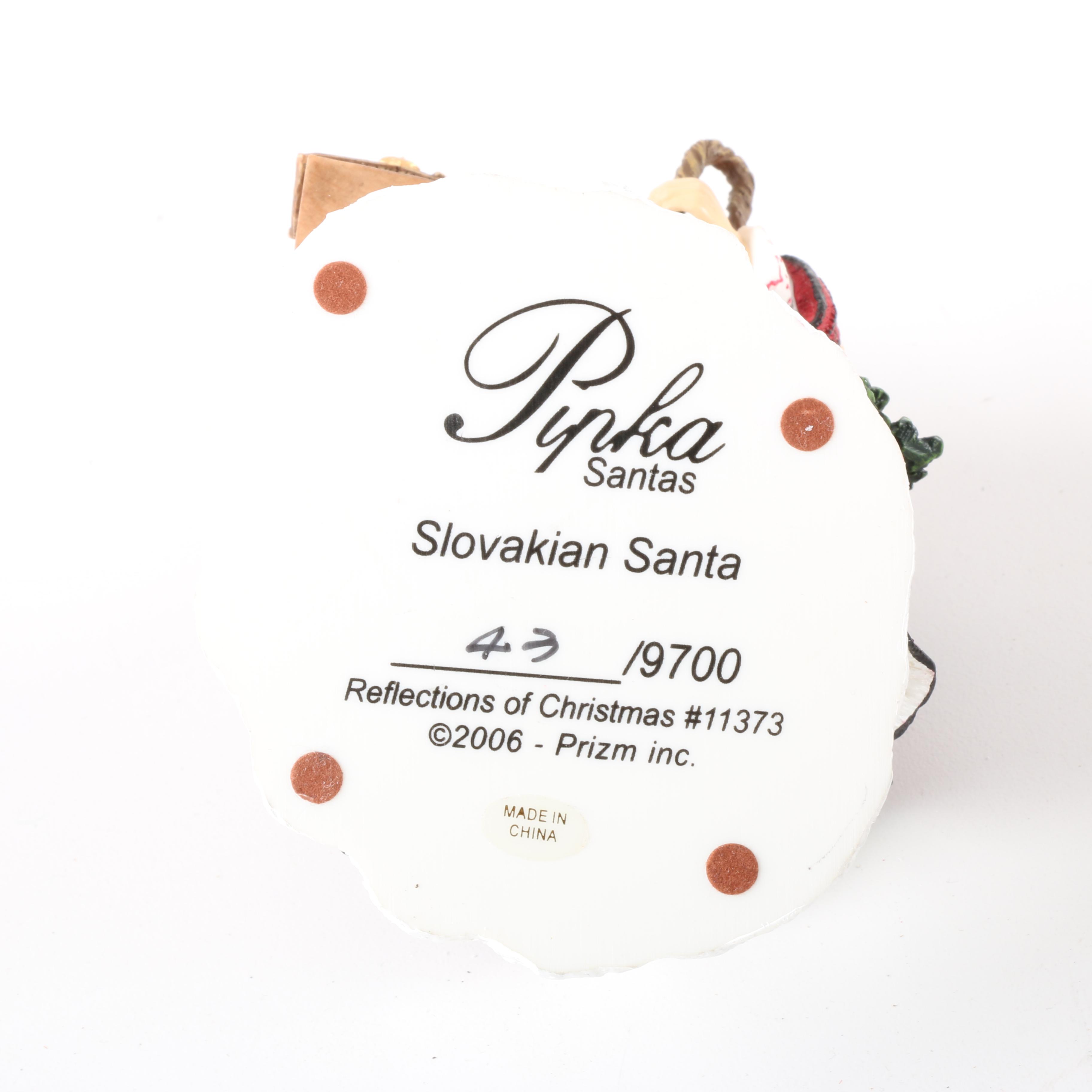 Limited Edition Pipka Santa Figurines