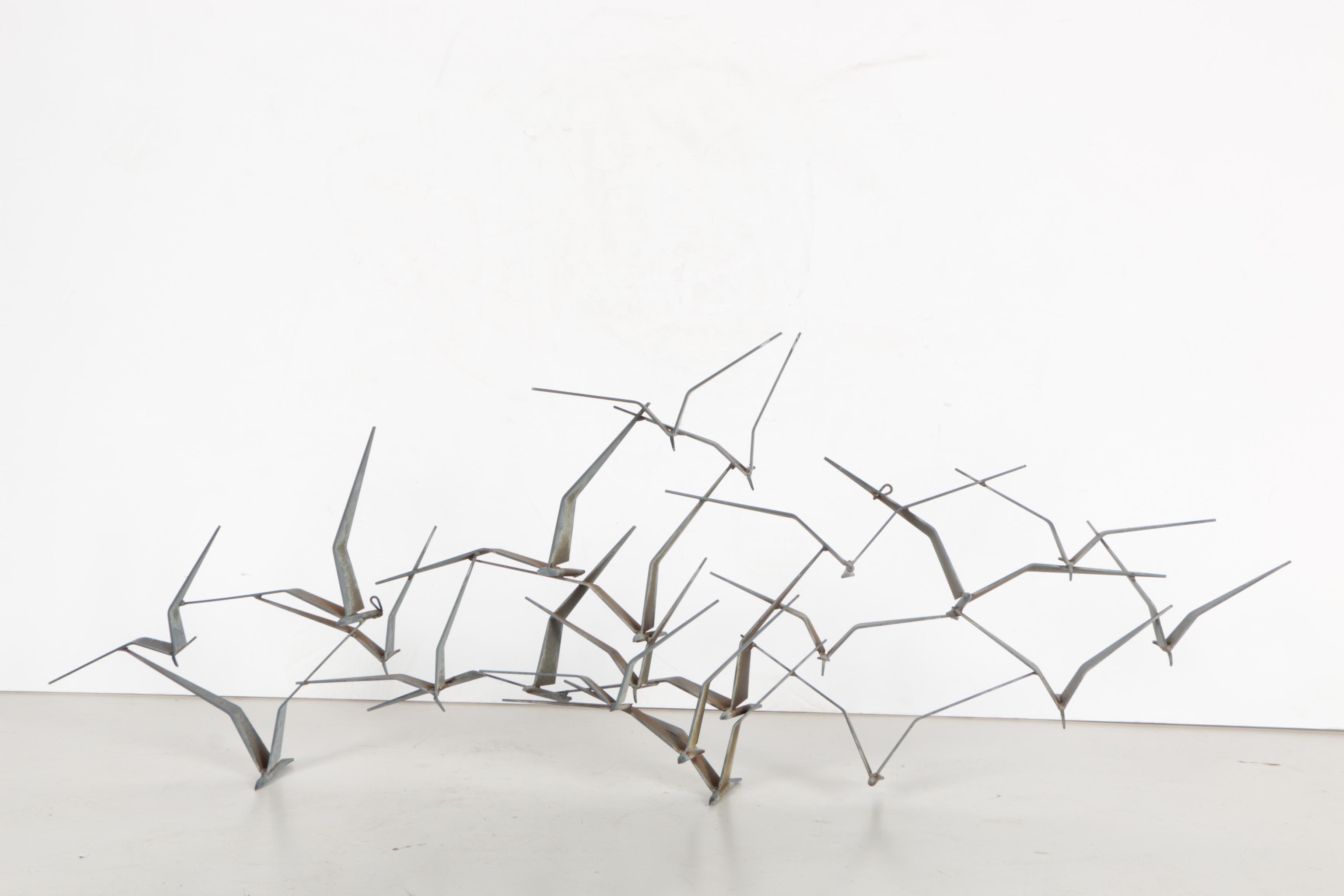 Curtis Jeré "Birds in Flight" Metal Sculpture