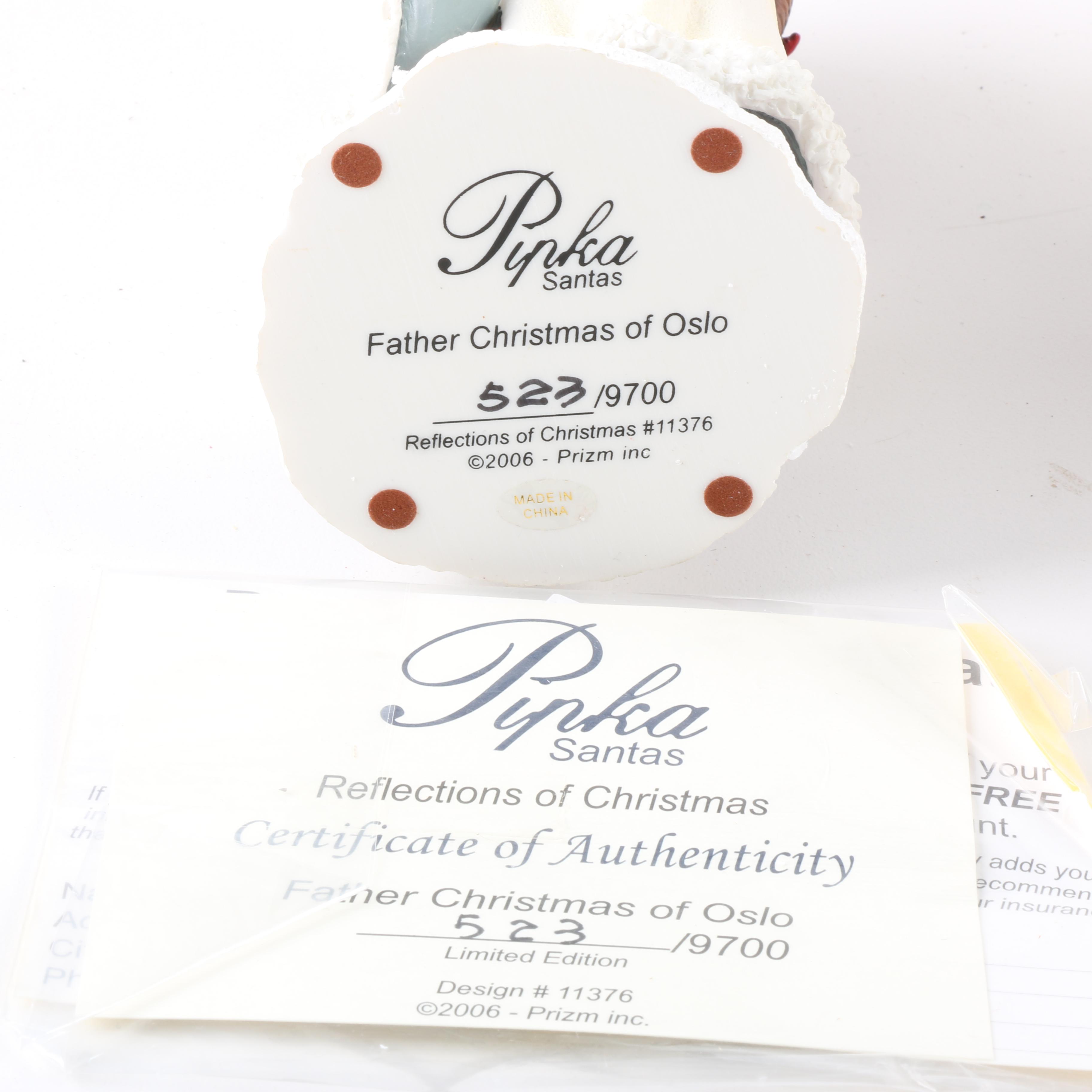 Limited Edition Pipka Santa Figurines