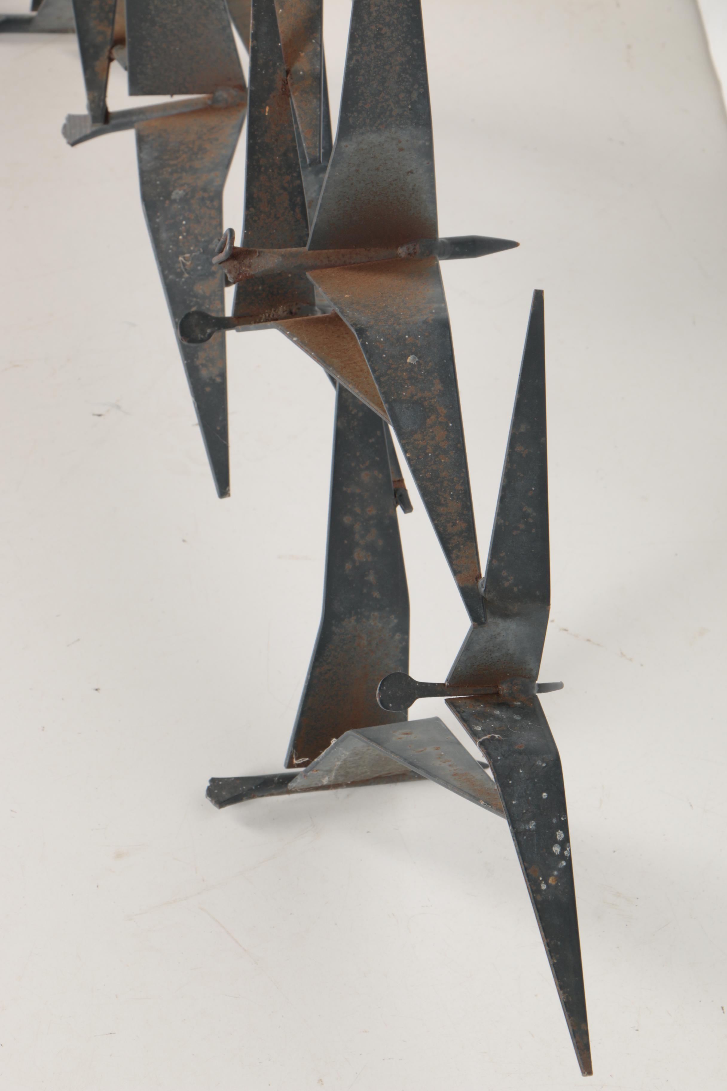 Curtis Jeré "Birds in Flight" Metal Sculpture