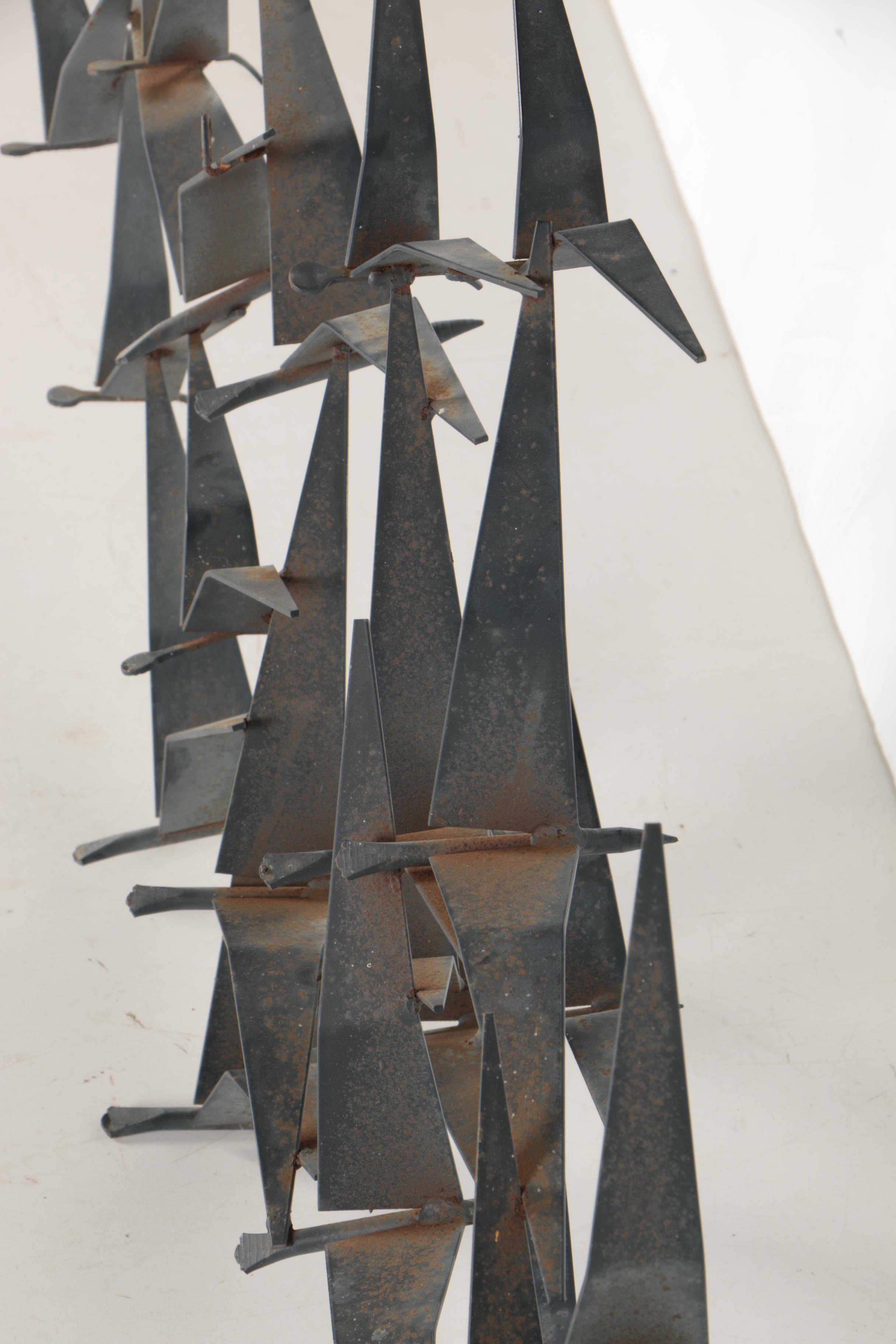 Curtis Jeré "Birds in Flight" Metal Sculpture