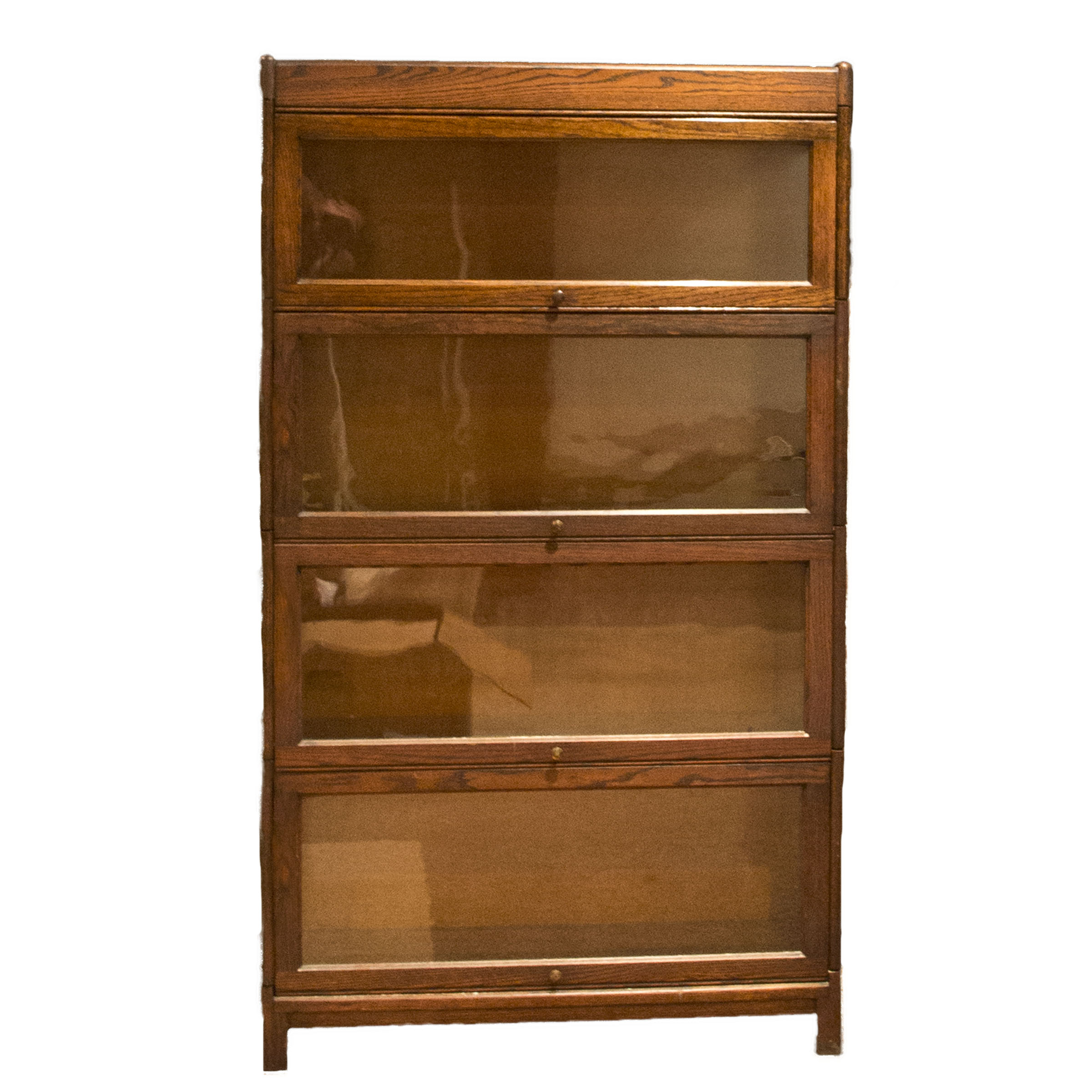 Vintage Oak Barrister Bookcase