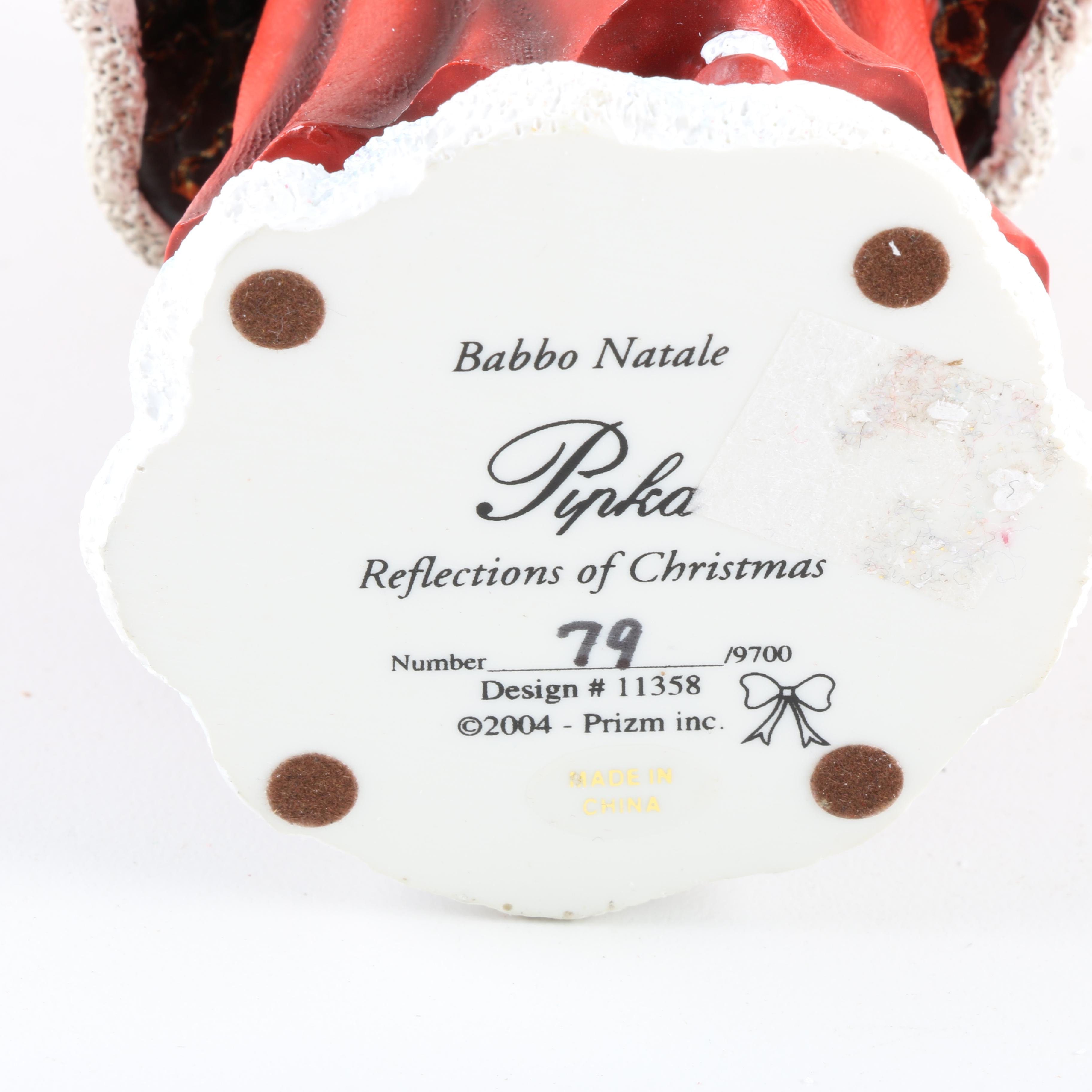 Limited Edition Pipka Santa Figurines