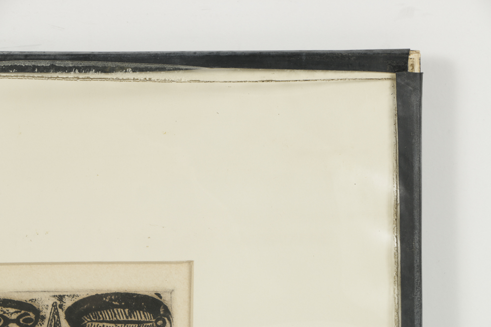 John Ihle Artist's Proof Etching on Paper "Mother and Atomic Child"