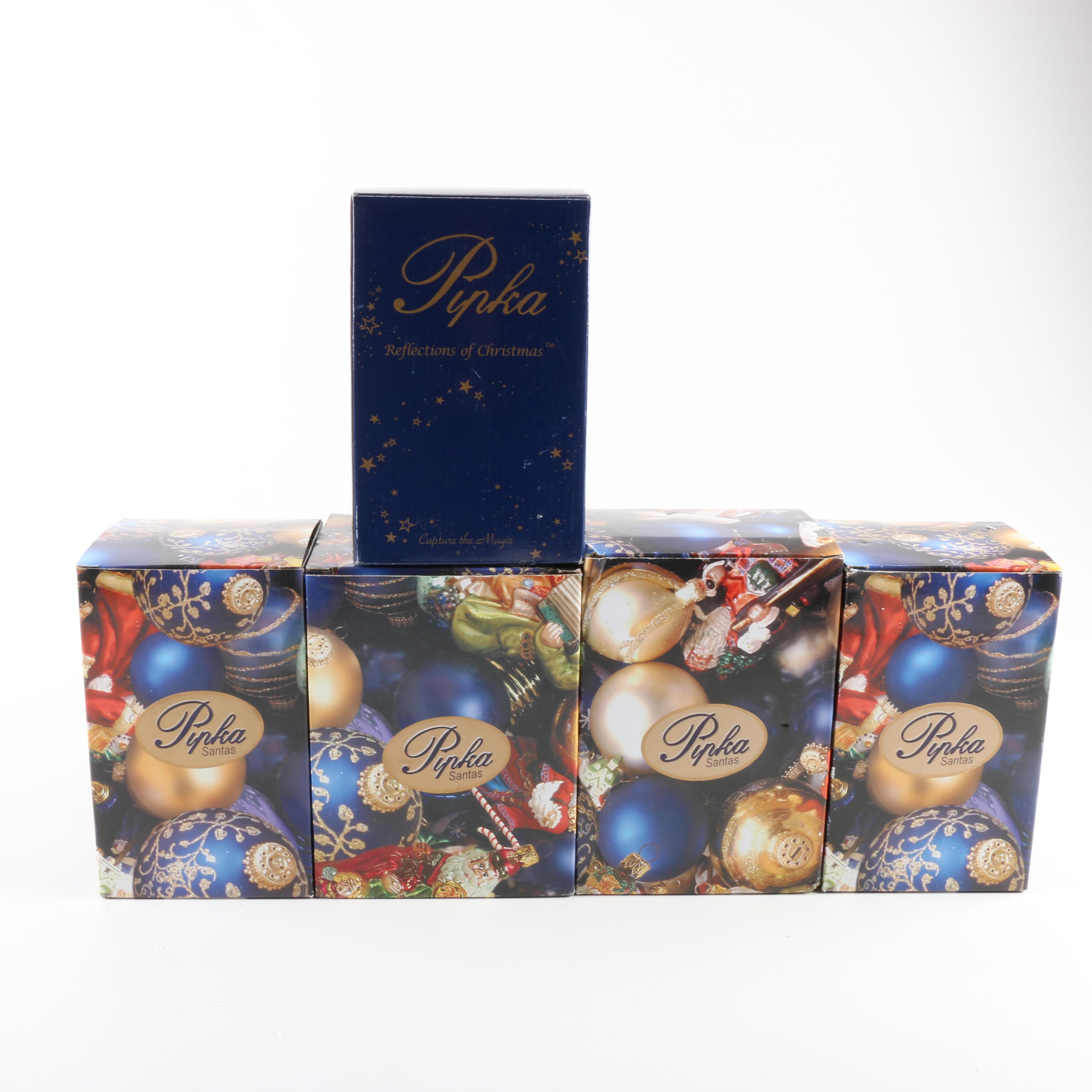 Limited Edition Pipka Santa Figurines