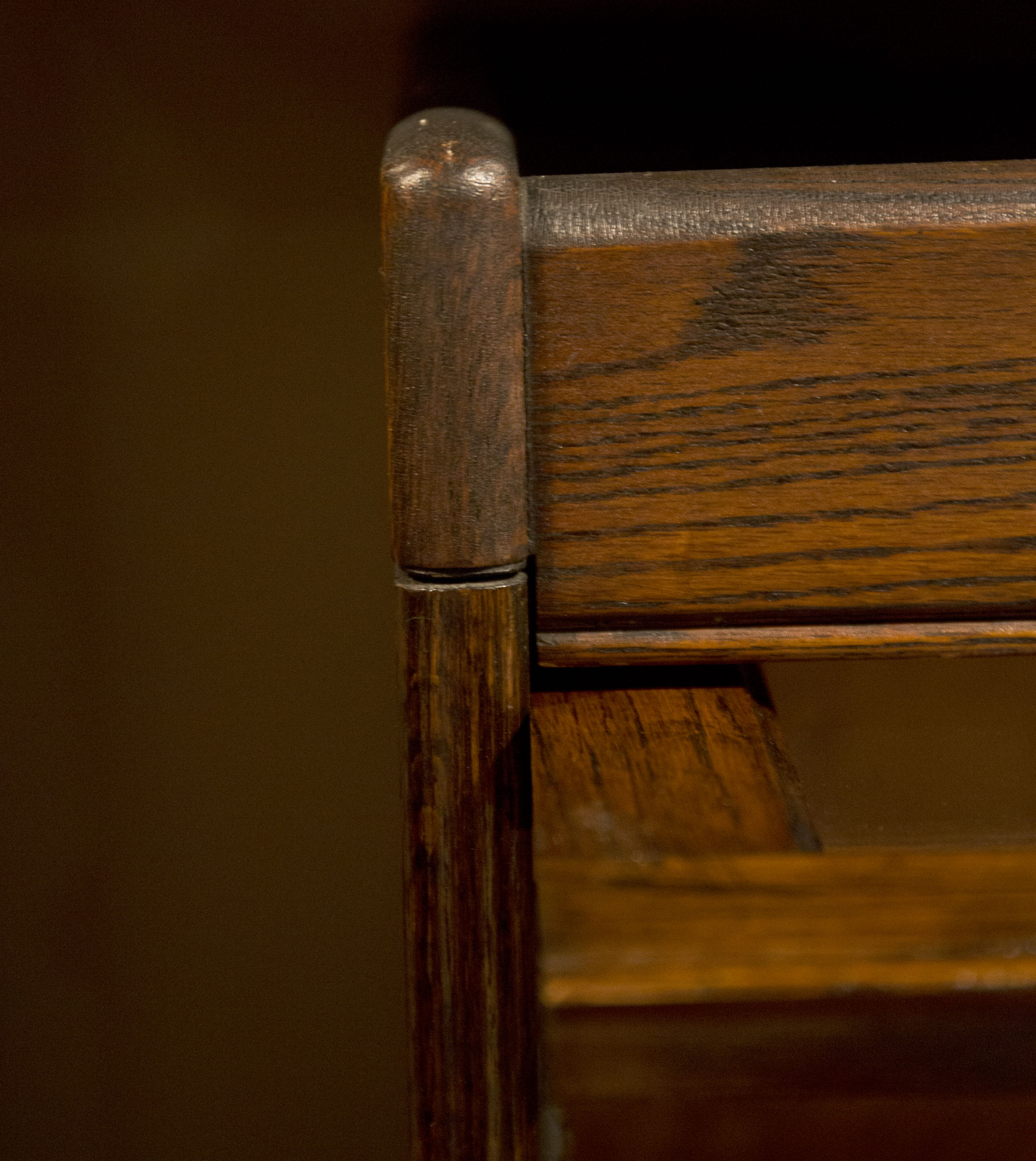 Vintage Oak Barrister Bookcase