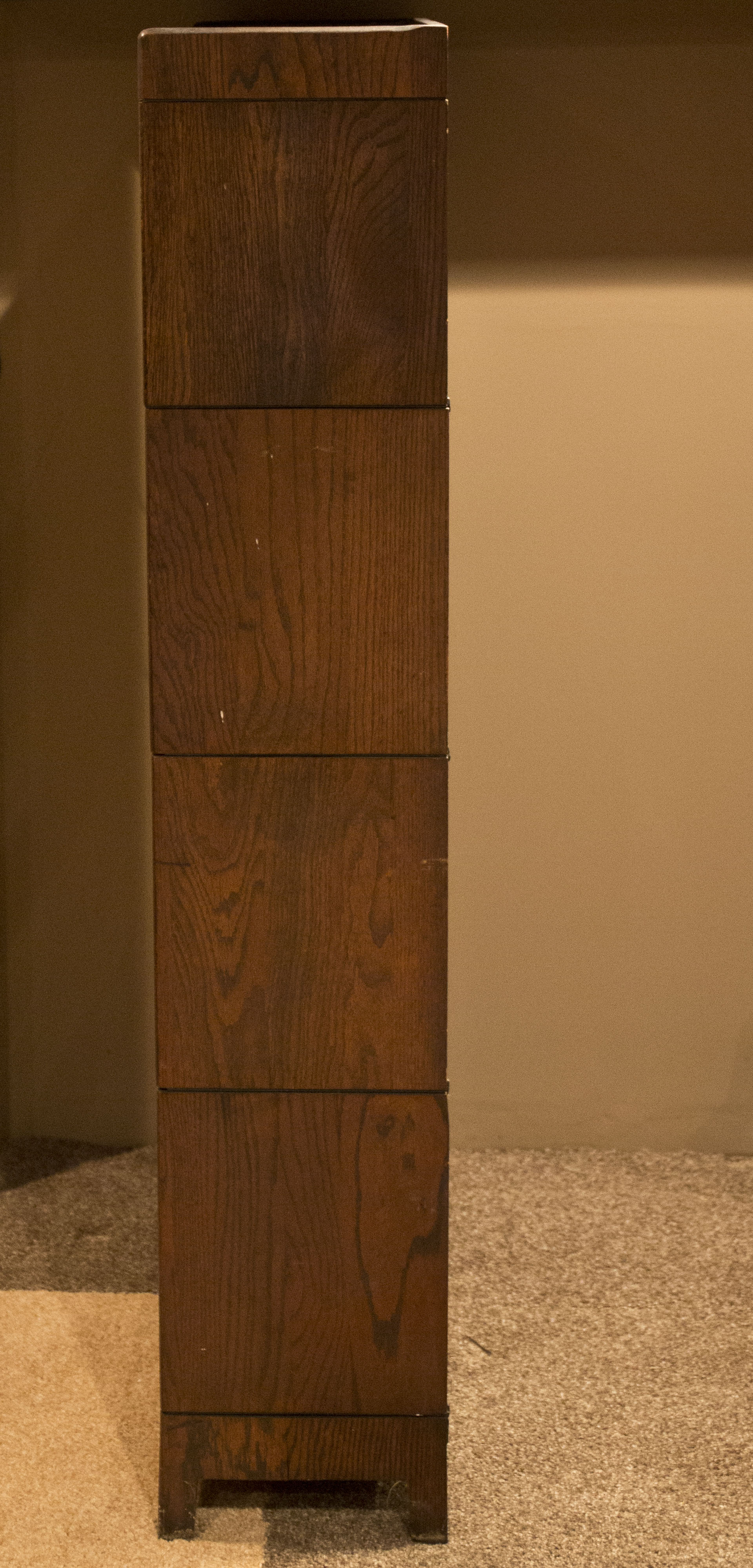 Vintage Oak Barrister Bookcase