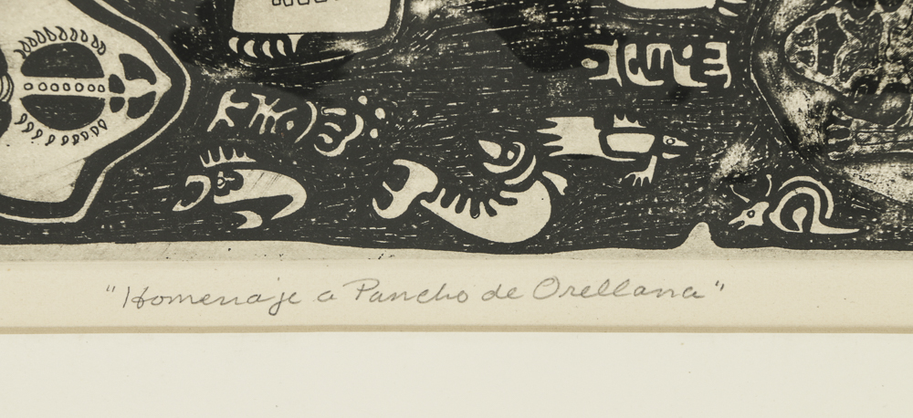 John Ihle Limited Edition Etching on Paper "Homenaje a Pancho de Orellana"