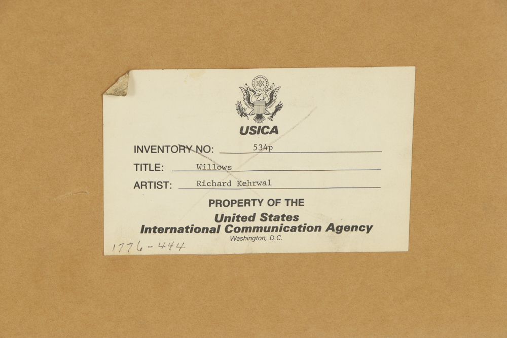 Milton Glaser Lithograph on Paper with Hand Painted Embellishments of Abraham Lincoln and George Washington