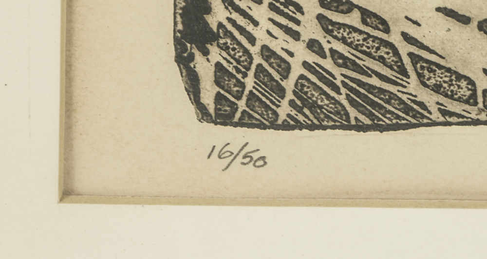 John Ihle Limited Edition Etching on Paper "Embarkation"