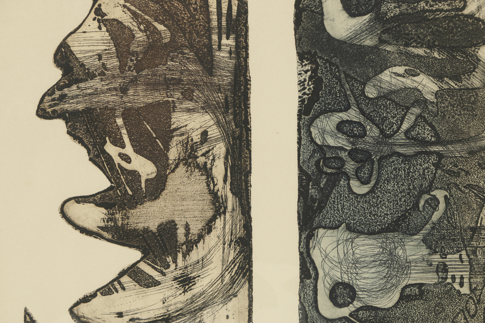 John Ihle Limited Edition Etching on Paper "Embarkation"