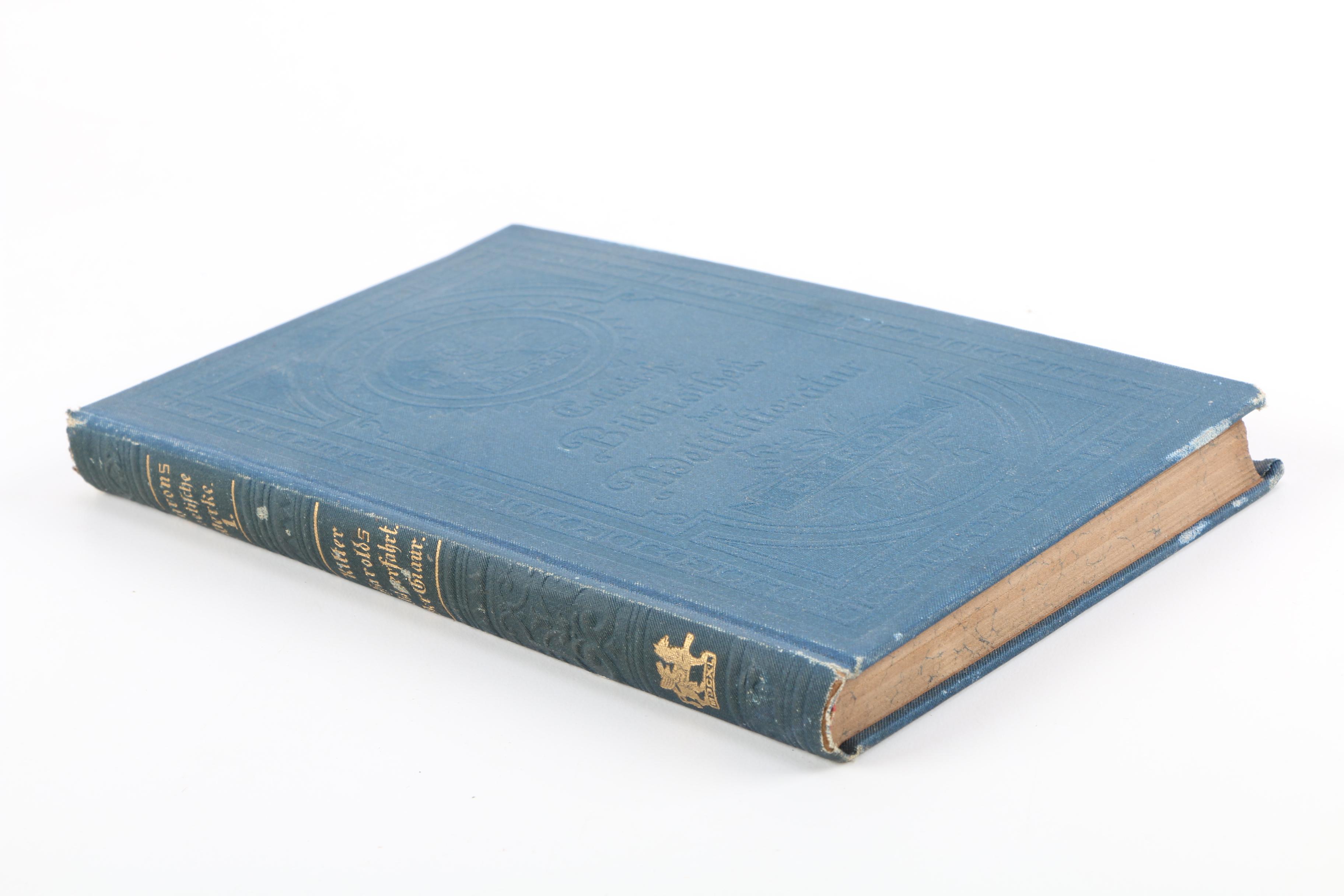 Antique Set of The Works of Lord Byron in German